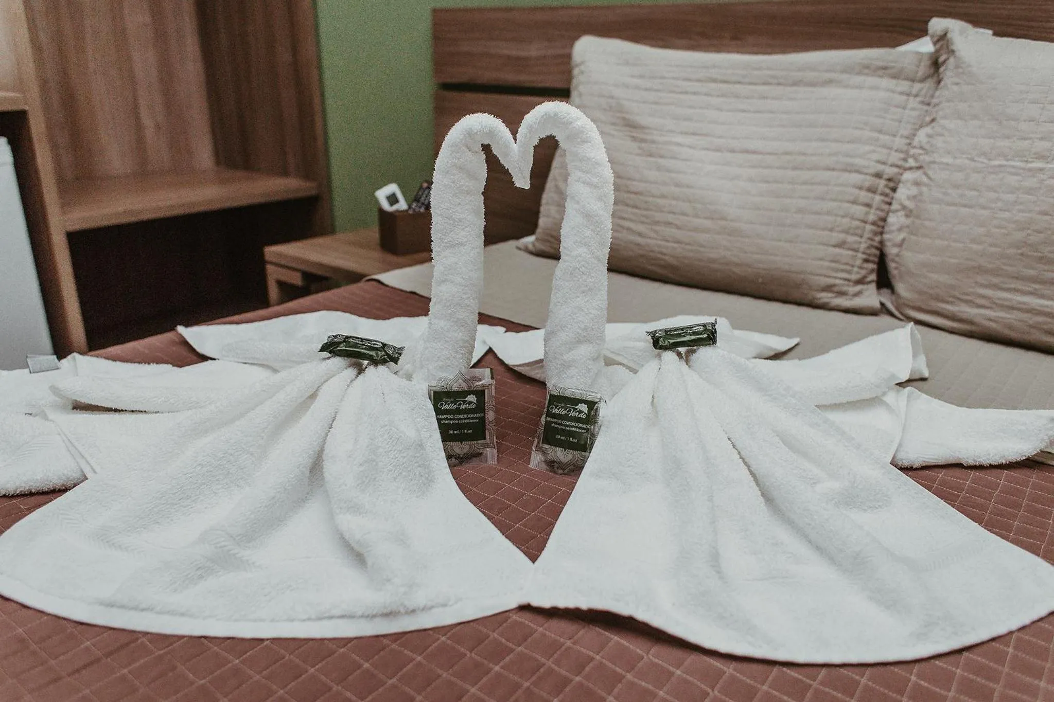 Bed in Pousada Valle Verde