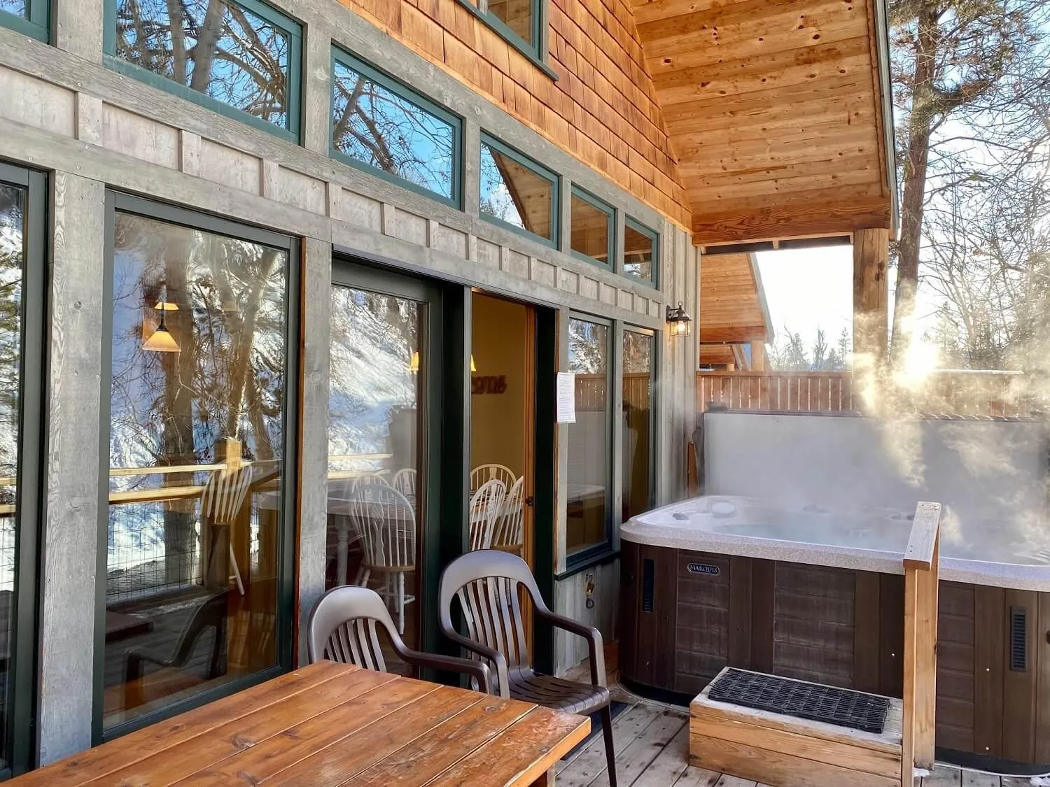 Hot Tub in River's Edge Resort