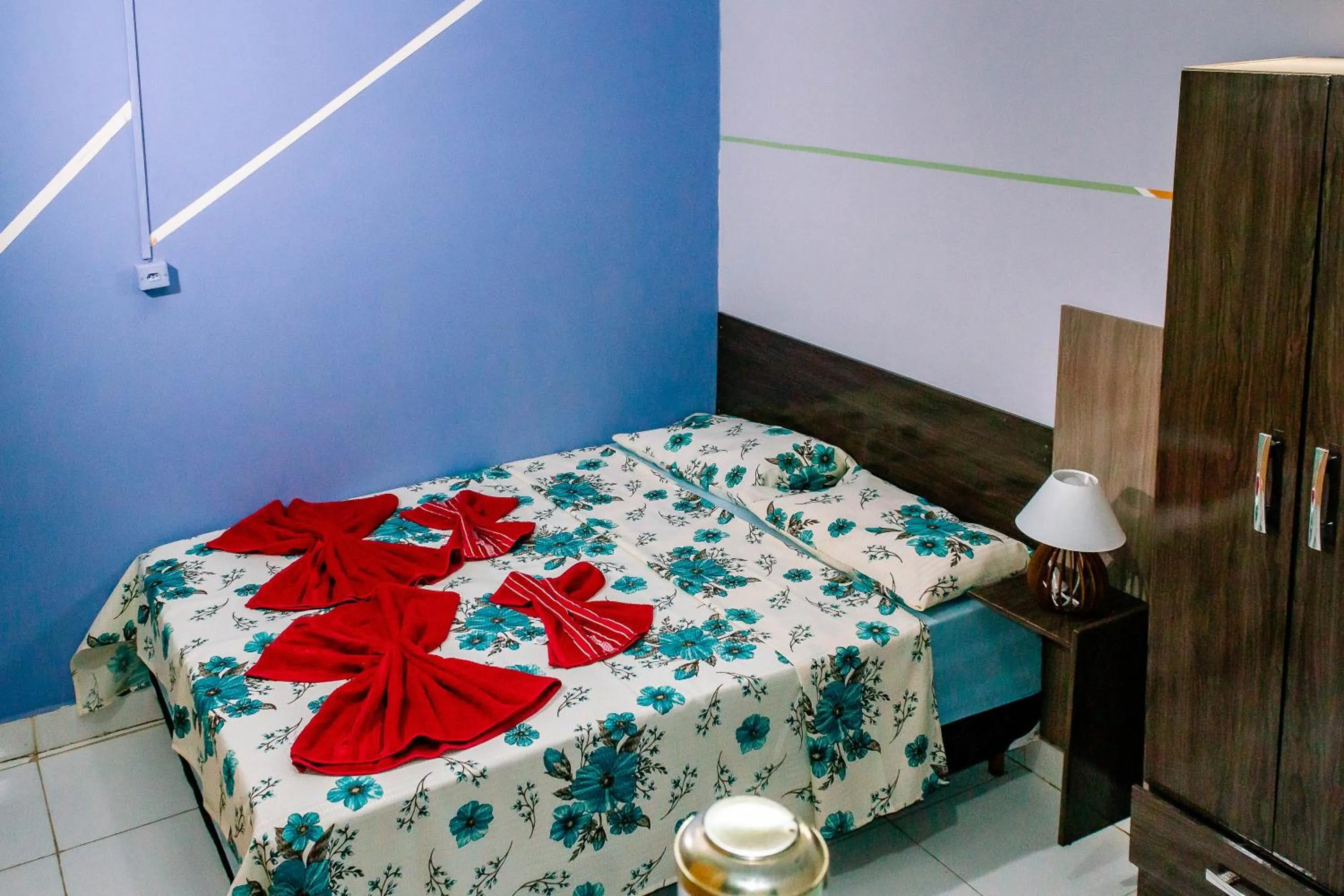 Bed in Pousada Cachoeira da Fumaça