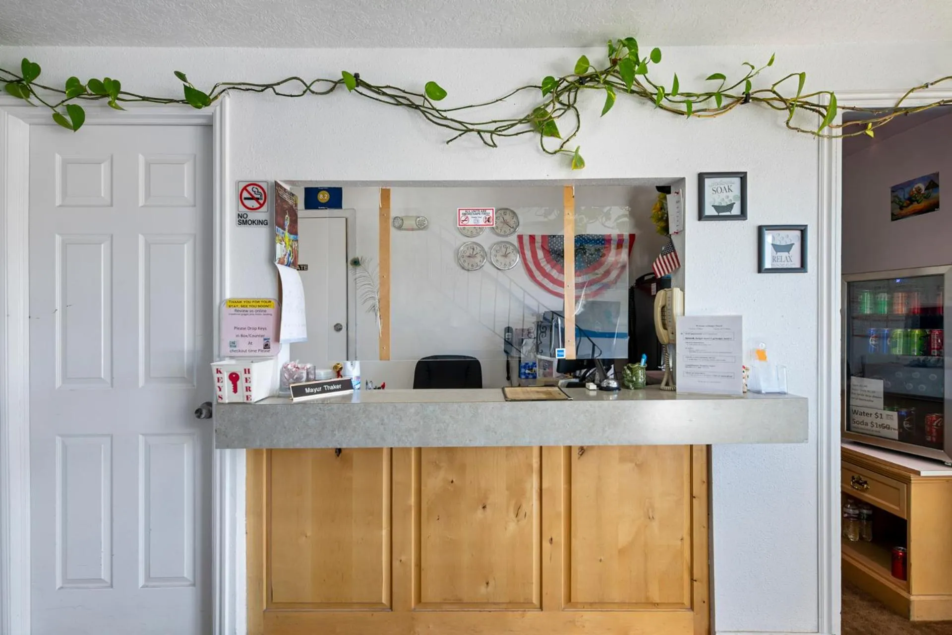 Lobby or reception in Budget Motel - Delta, Utah