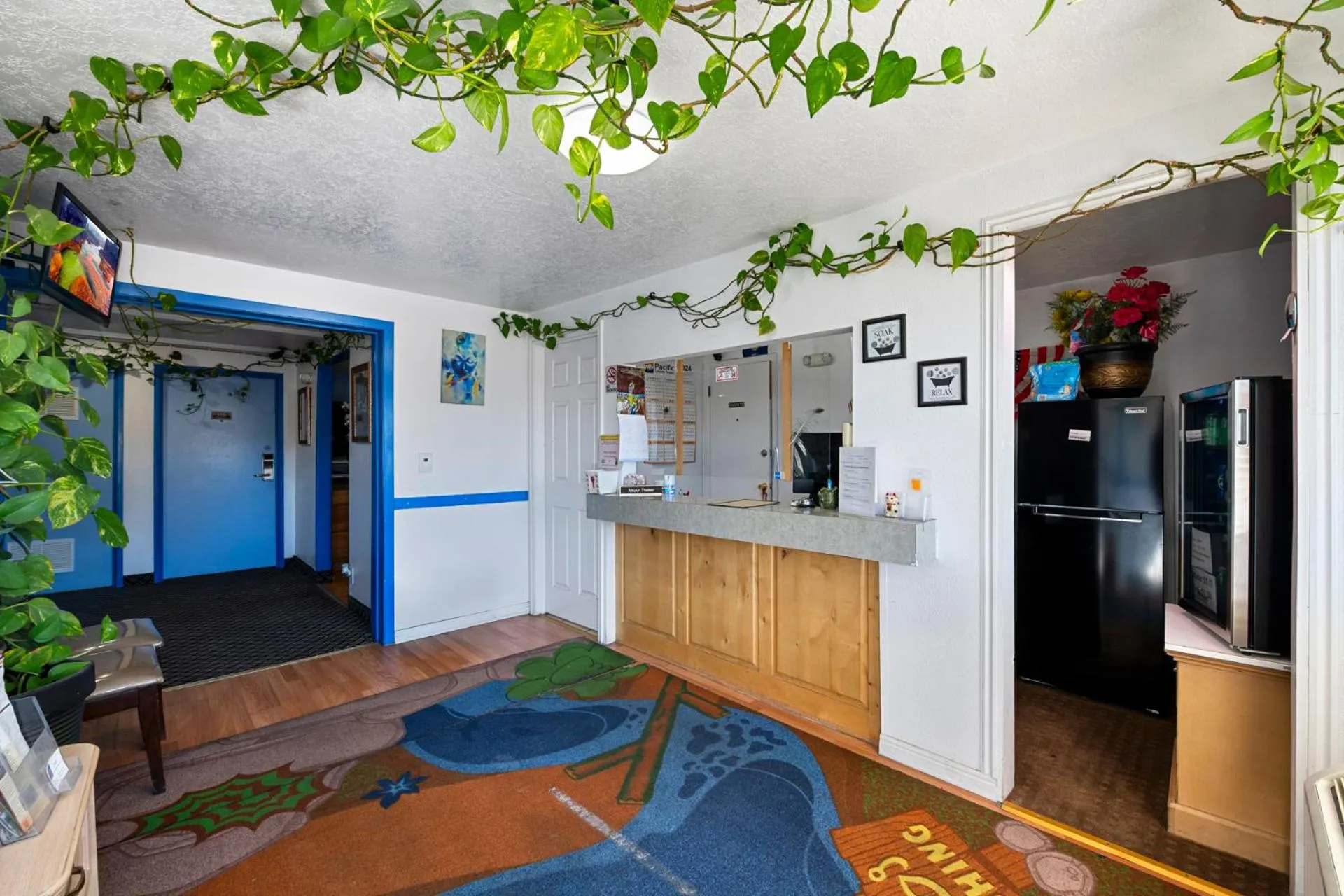 Lobby or reception in Budget Motel - Delta, Utah