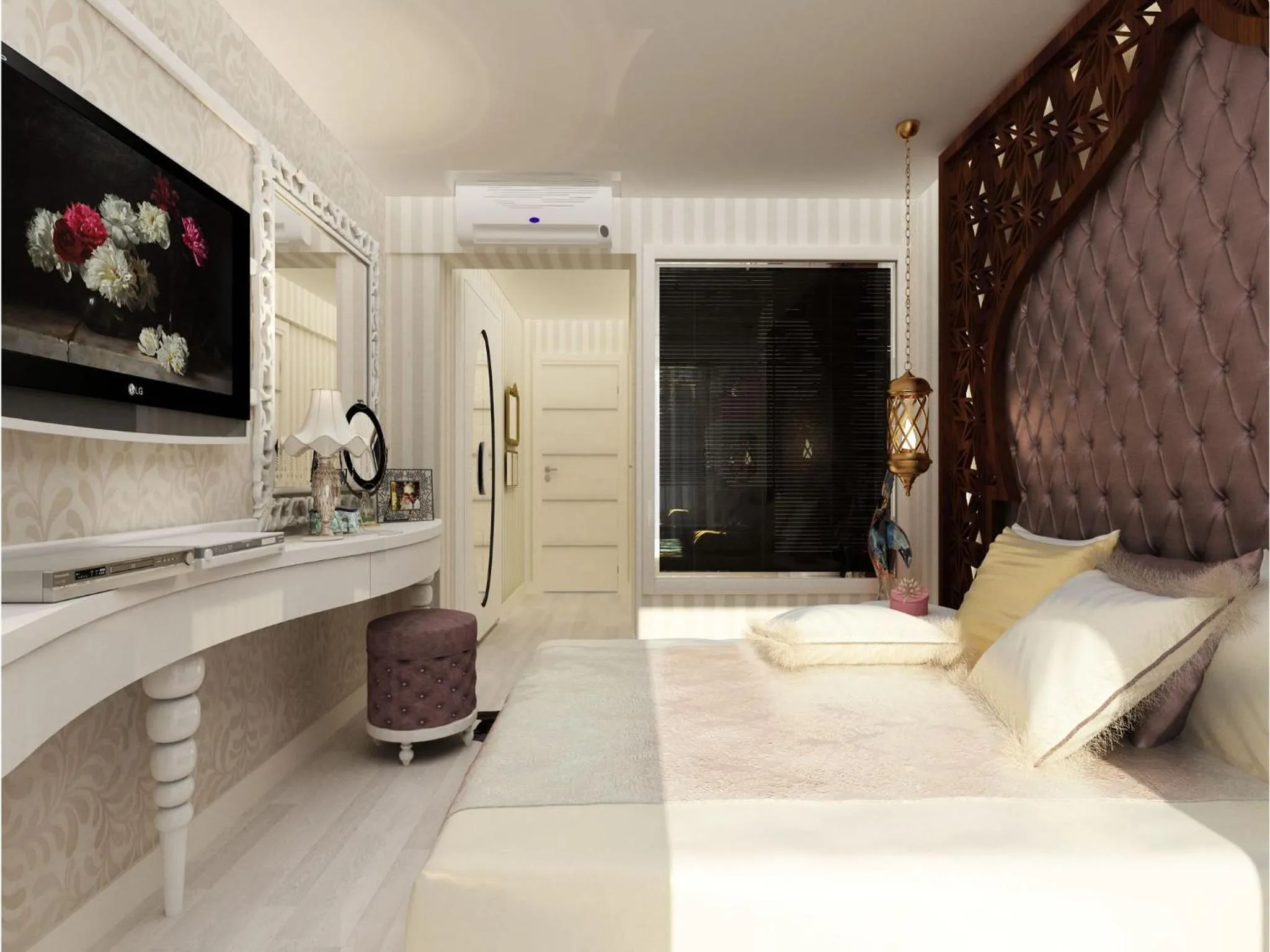 Bedroom, Bed in Demonti Hotel