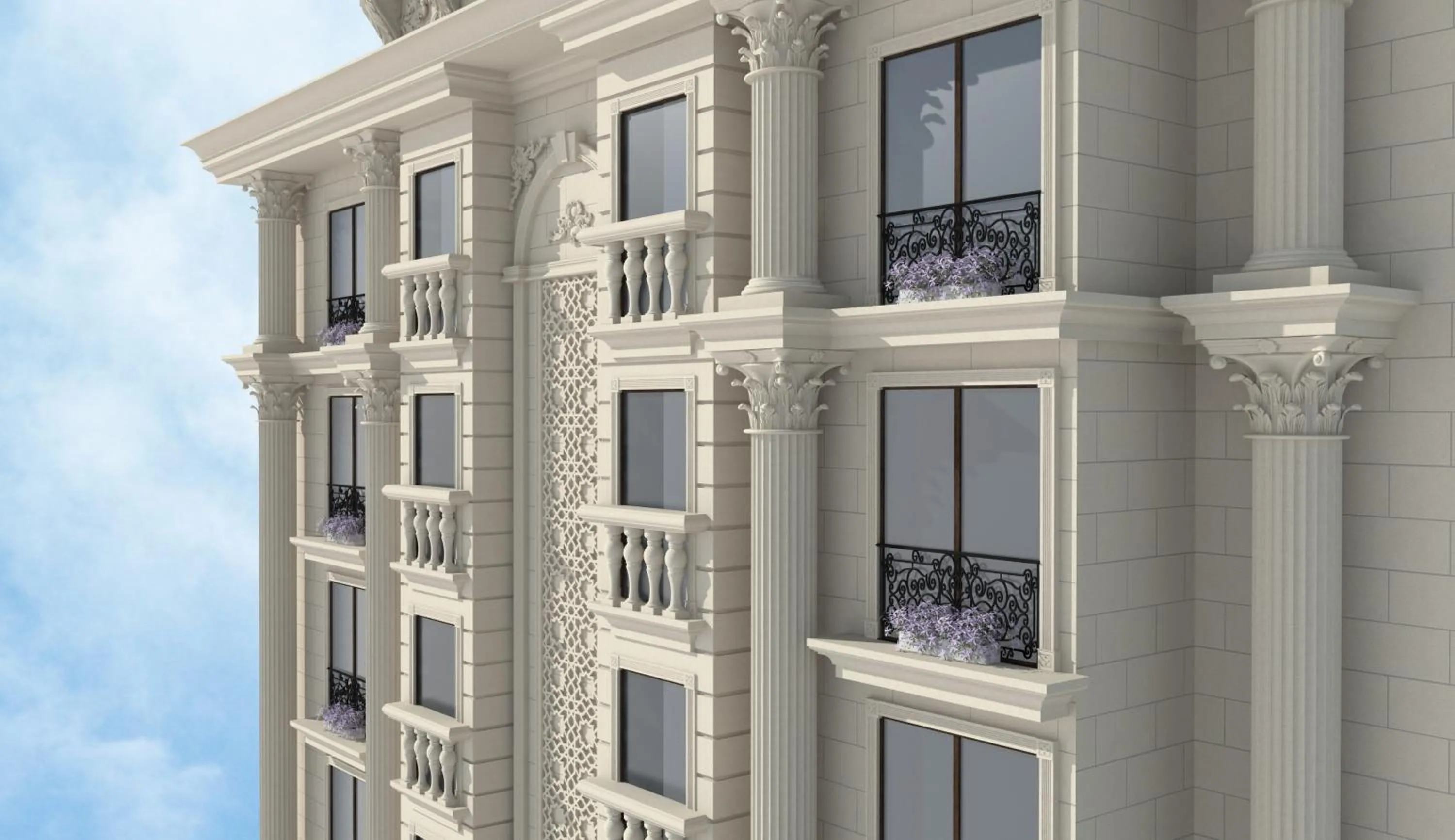 Facade/entrance in Demonti Hotel