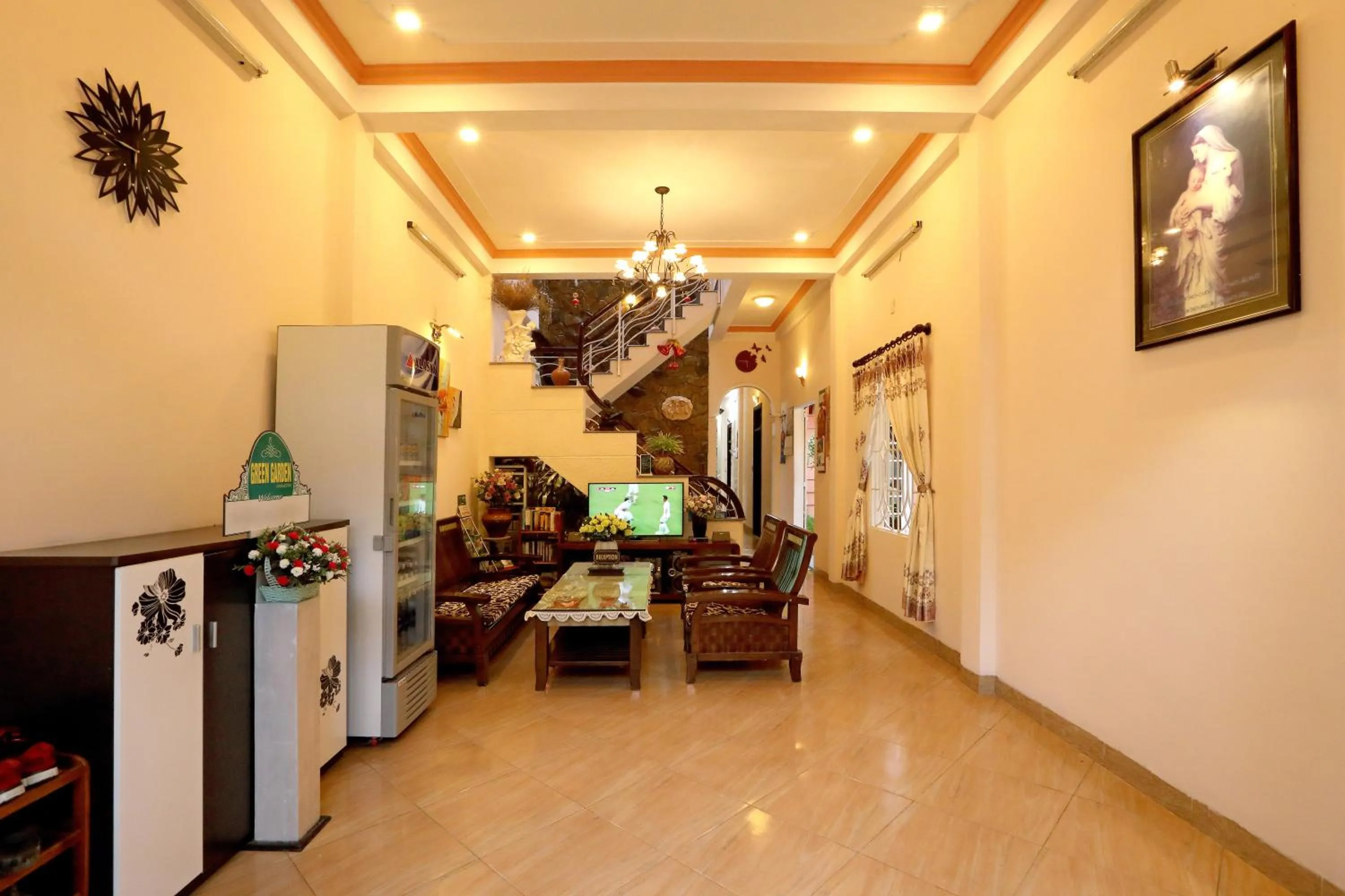 Lobby or reception in Green Garden Homestay