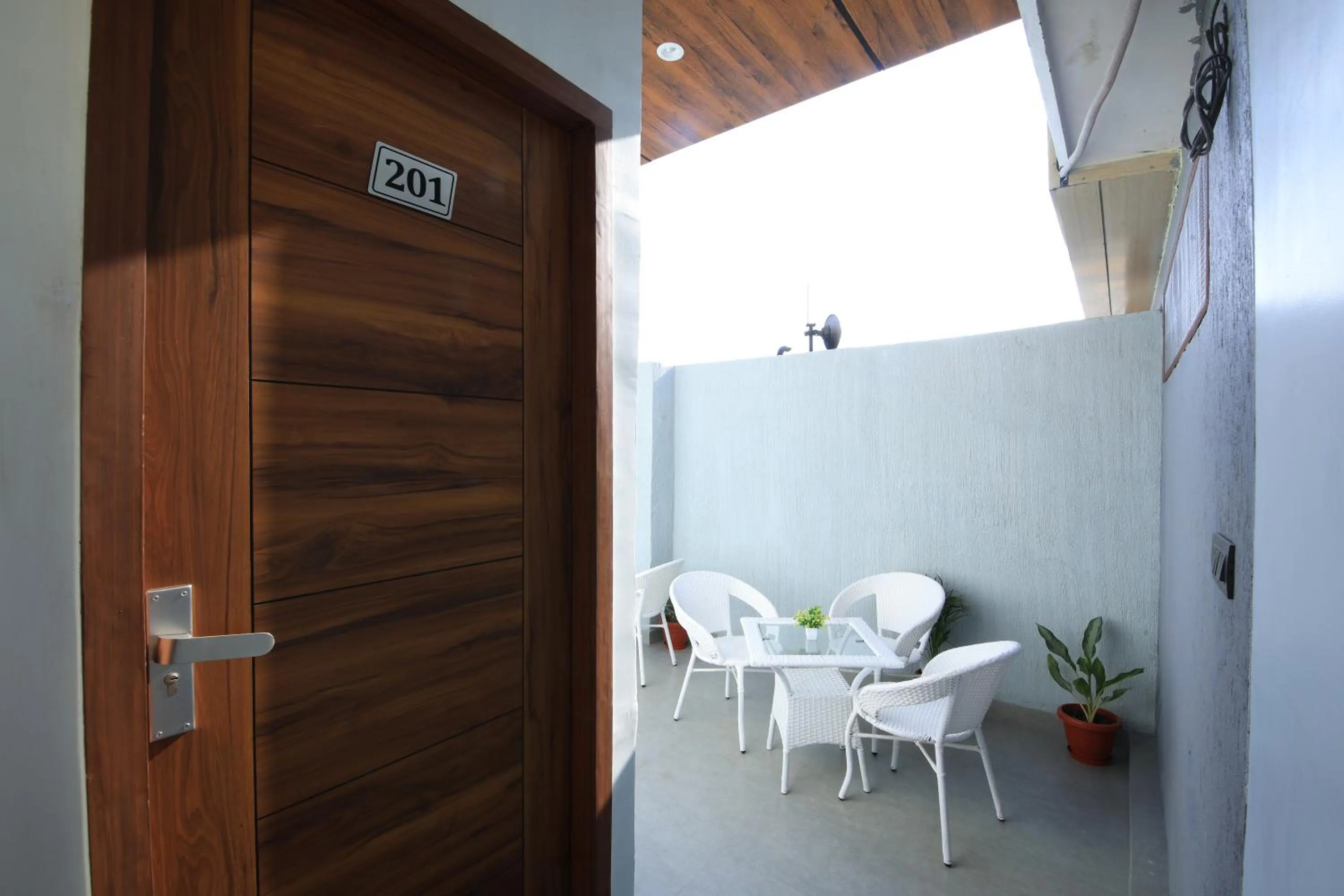 Seating area in Hotel Mahadev Rishikesh