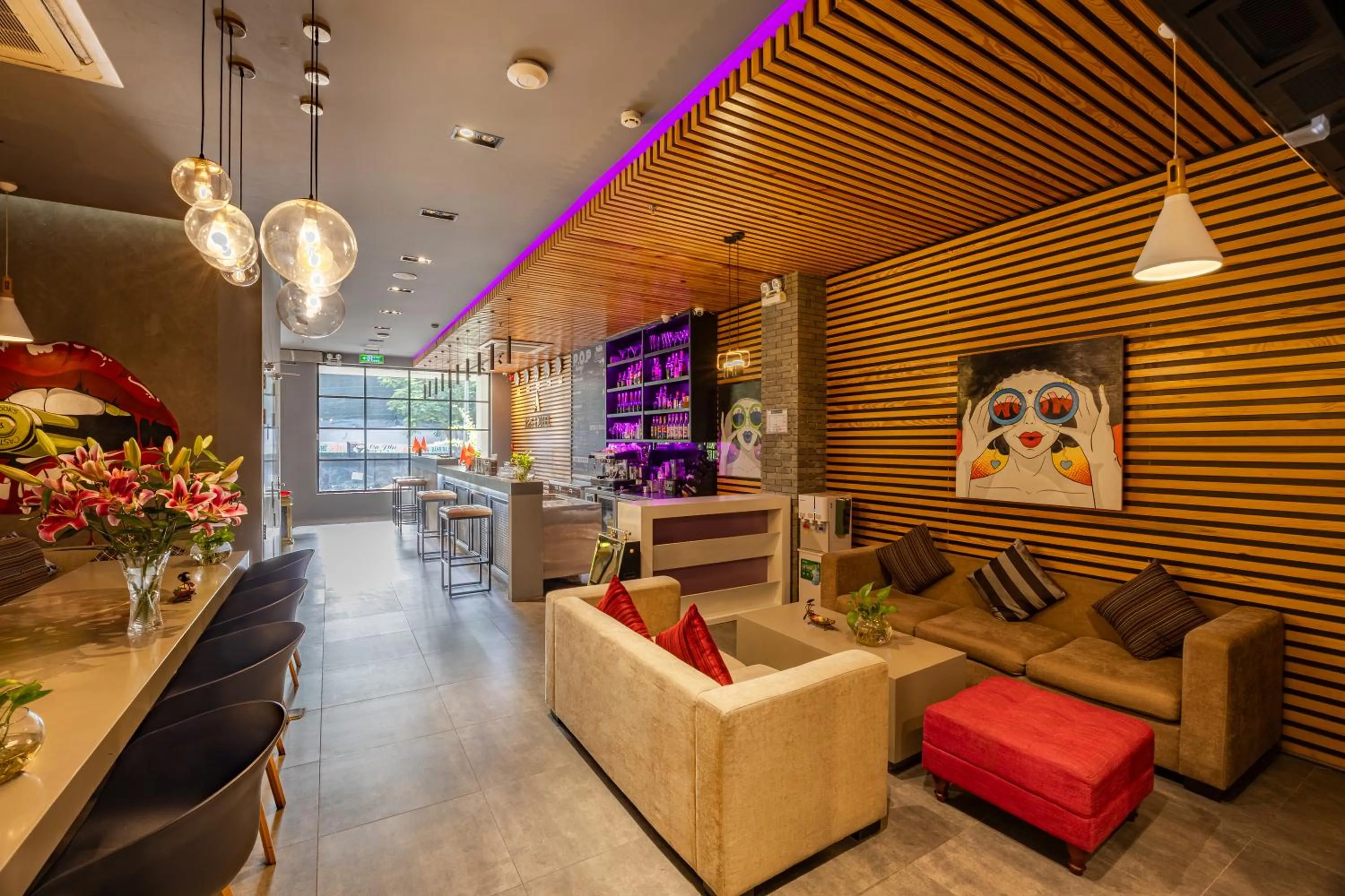 Seating area in A25 Hotel - 55 Lê Anh Xuân