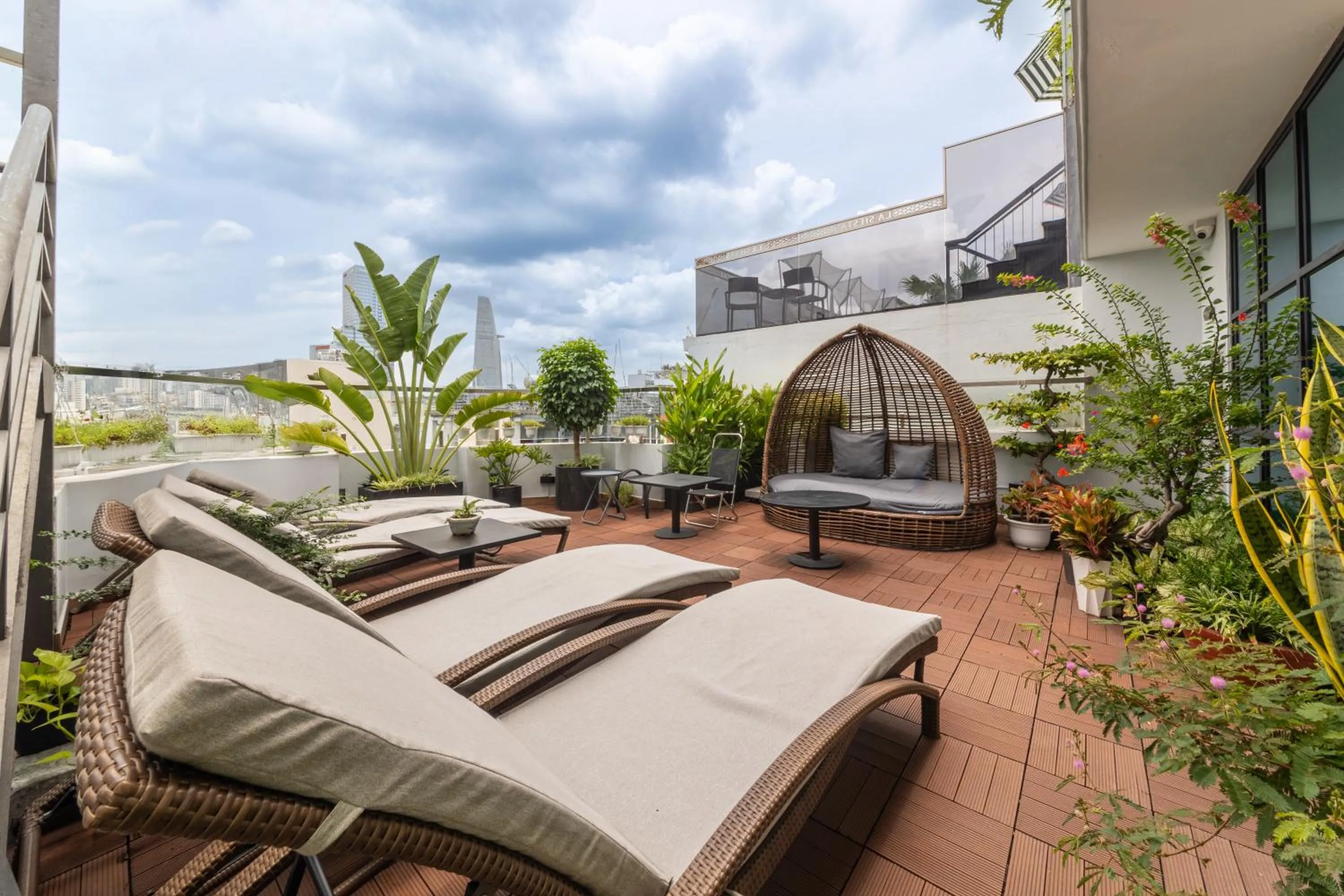 sunbed in A25 Hotel - 55 Lê Anh Xuân