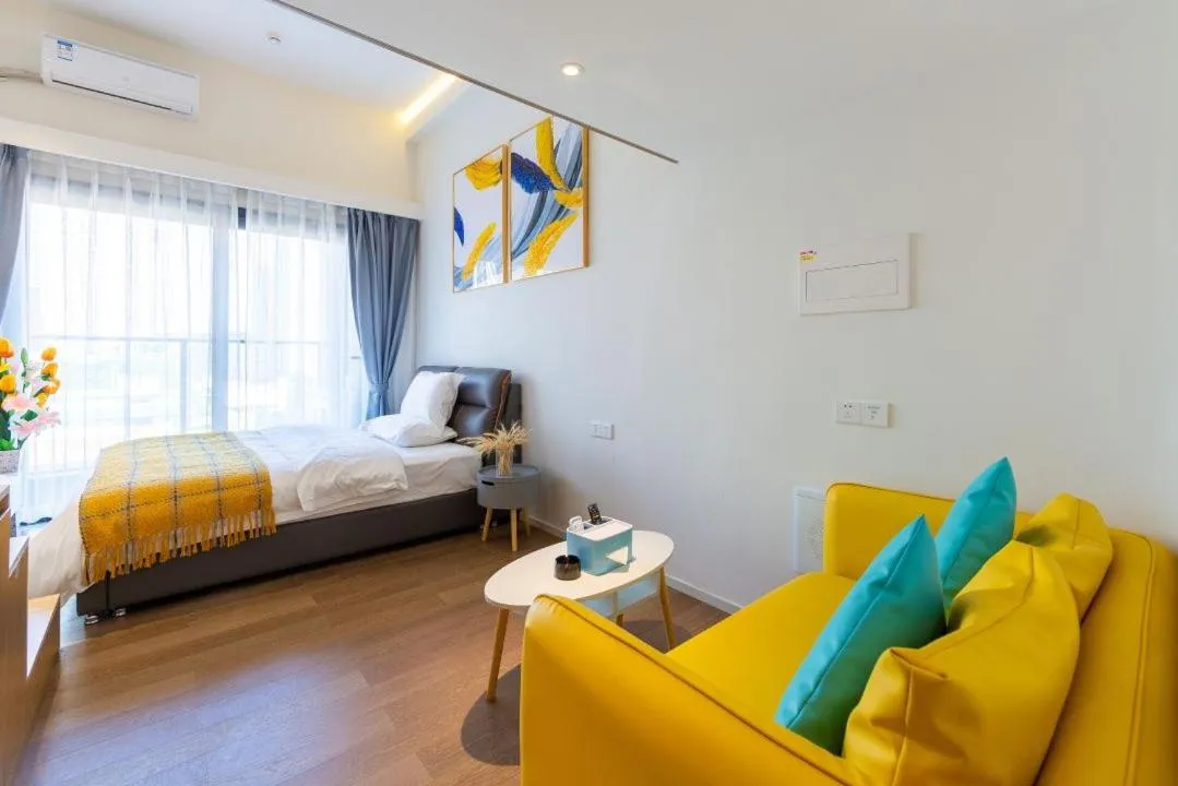 Living room in Guangzhou YuXiang Apartment - Guangzhou Pazhou International Convention and Exhibition Center