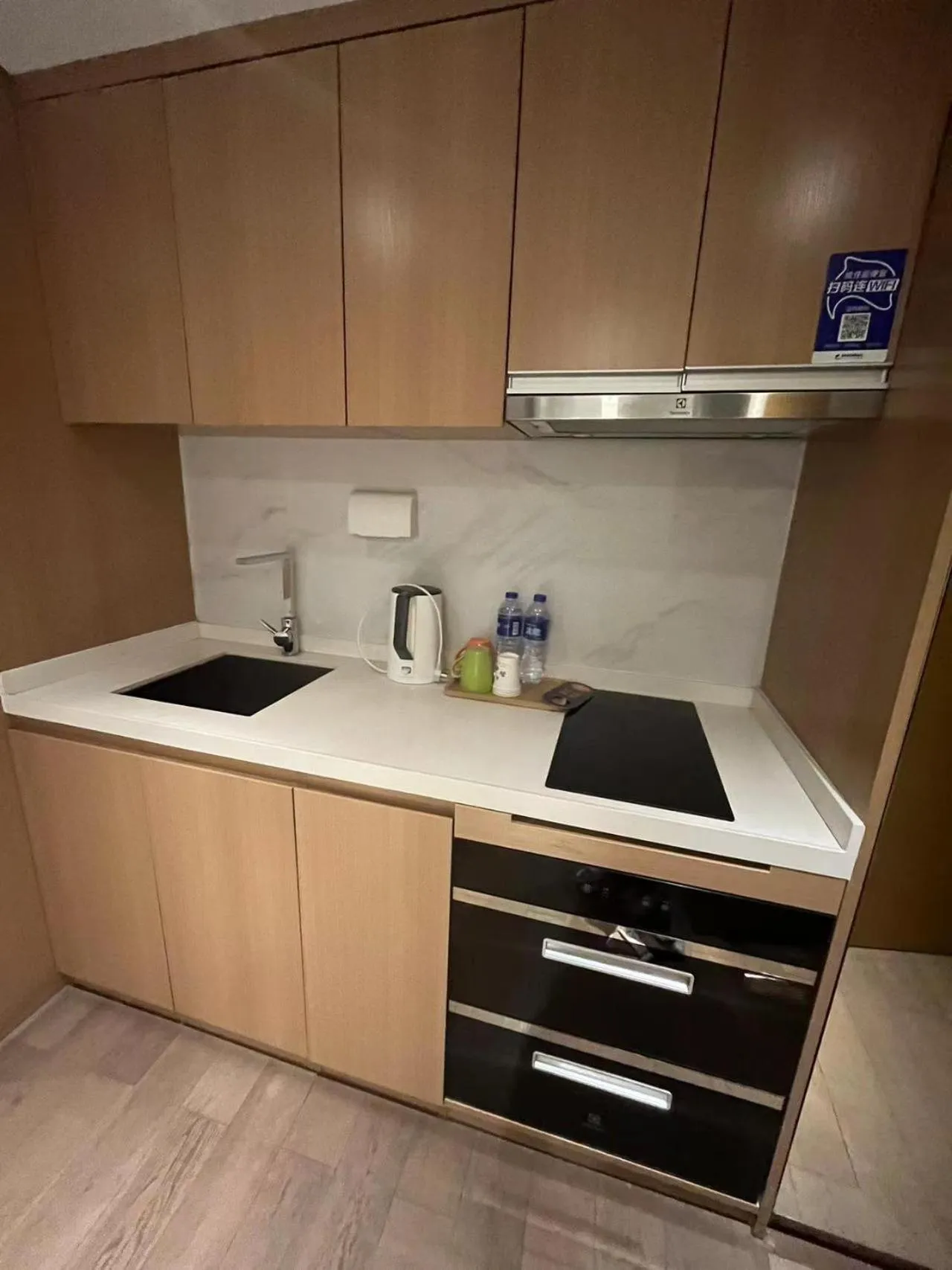 Kitchen or kitchenette in Guangzhou YuXiang Apartment - Guangzhou Pazhou International Convention and Exhibition Center