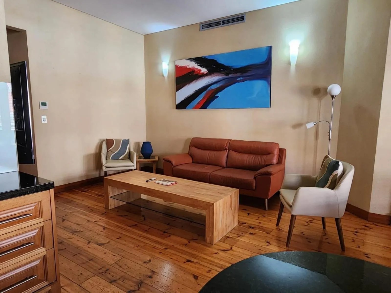 Living room in RIALTO SUITES Fremantle