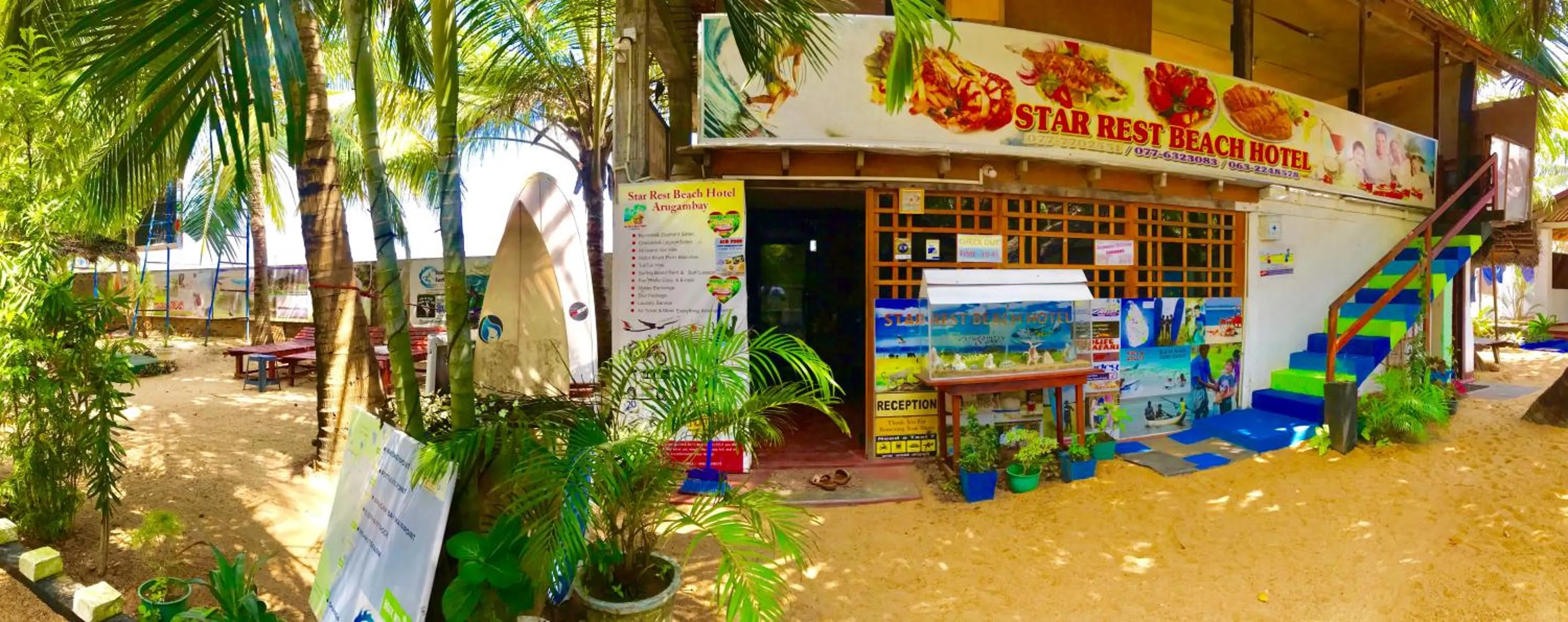 Restaurant/places to eat in Star Rest Beach Hotel