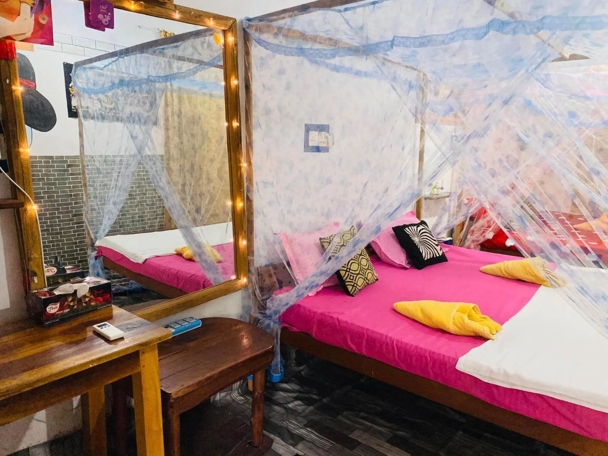 Bed in Star Rest Beach Hotel