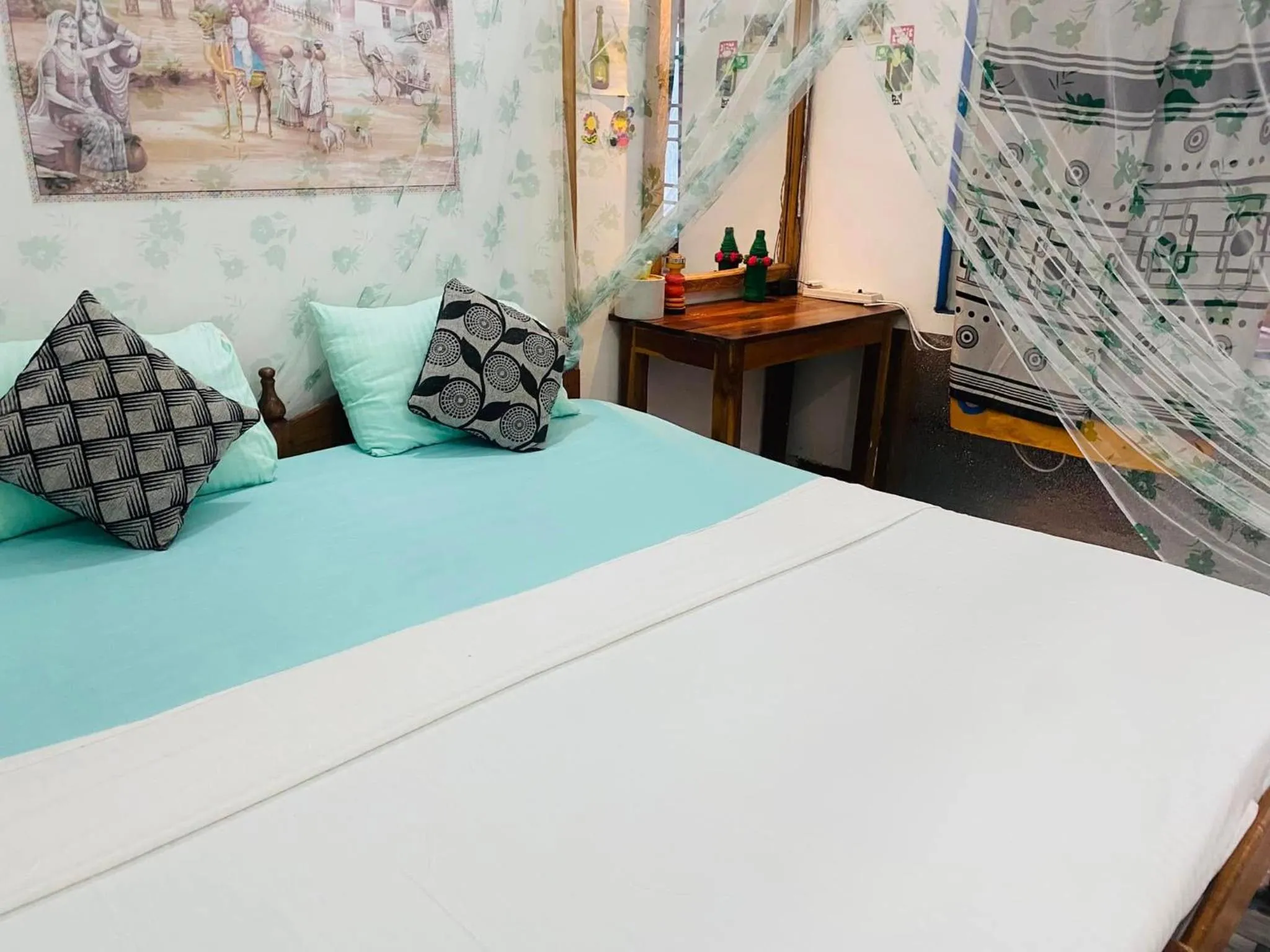 Bed in Star Rest Beach Hotel