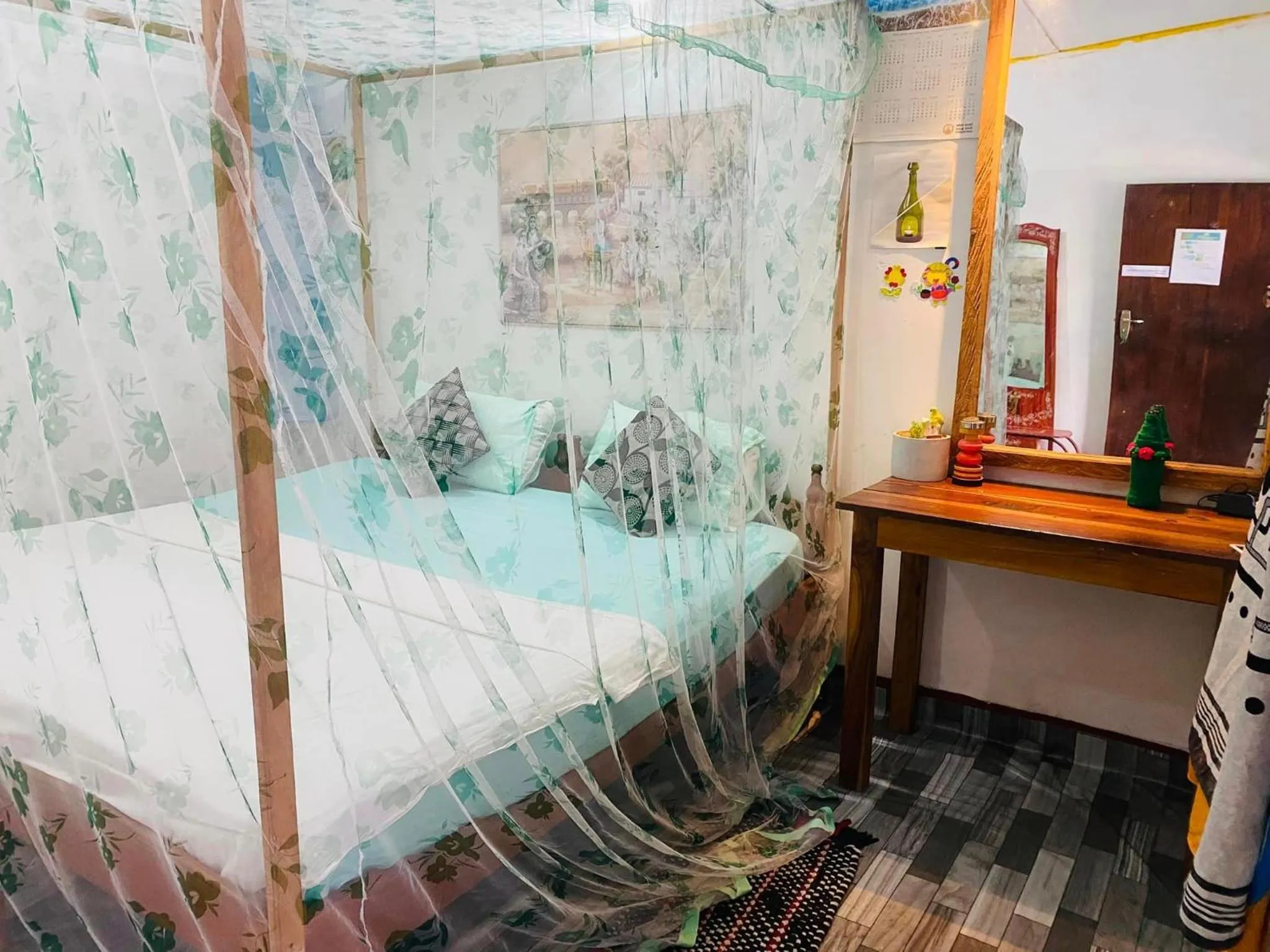 Bed in Star Rest Beach Hotel