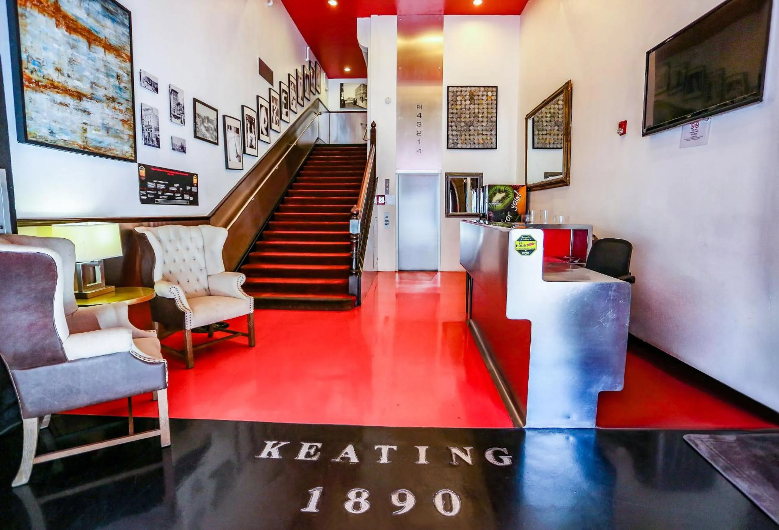 Lobby or reception in The Keating