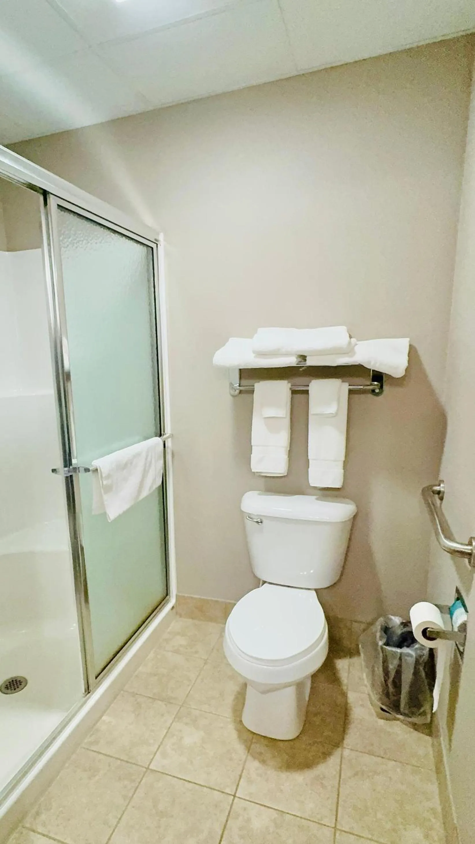 Shower in Garner INN & Suites