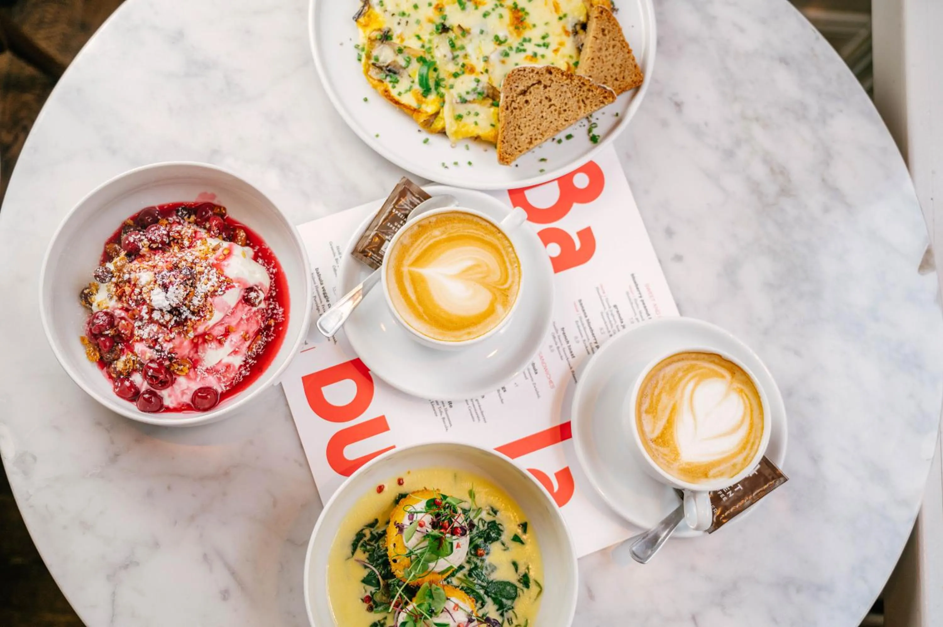 Restaurant/places to eat in Hotel Babula am Augarten