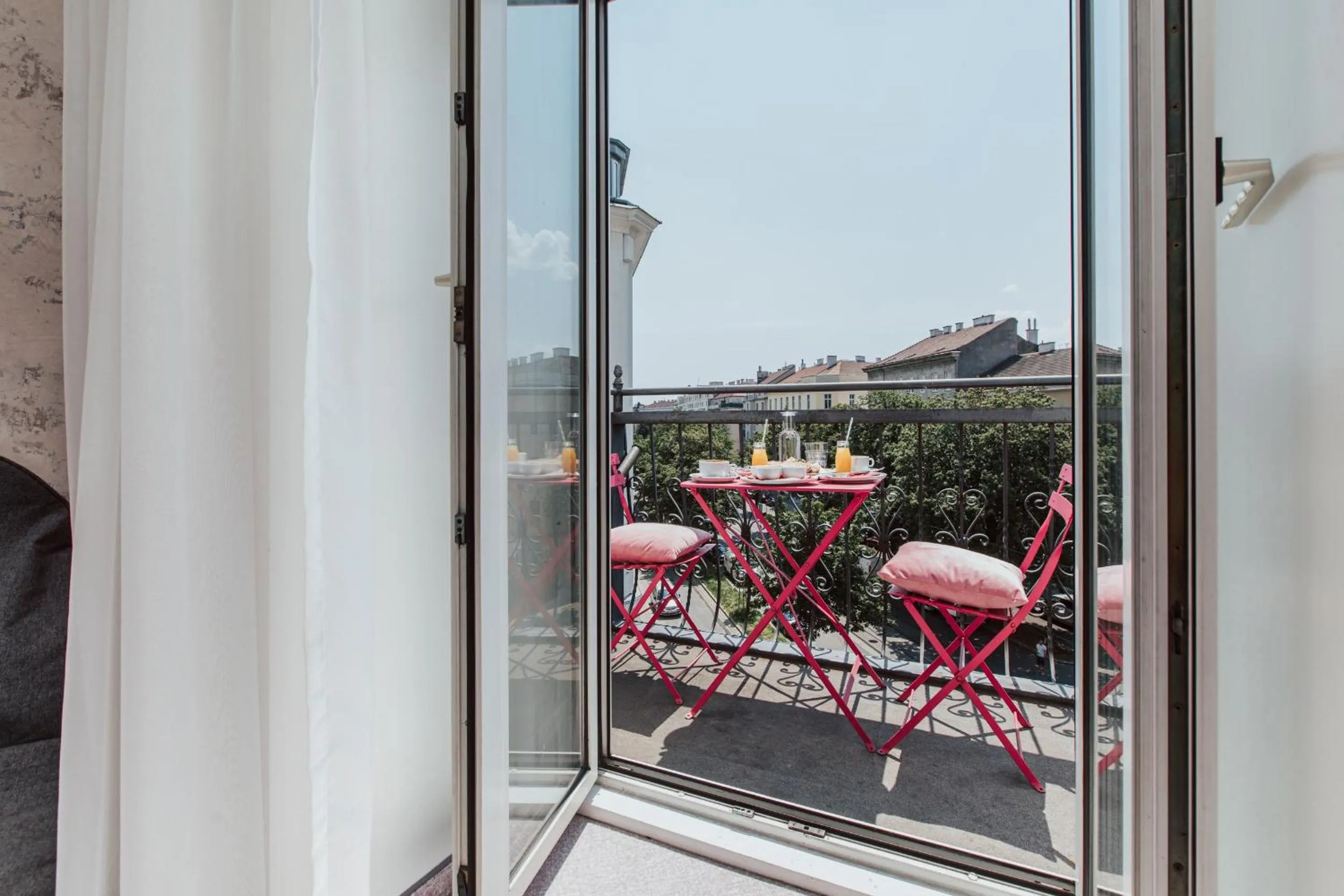 Balcony/Terrace in Hotel Babula am Augarten