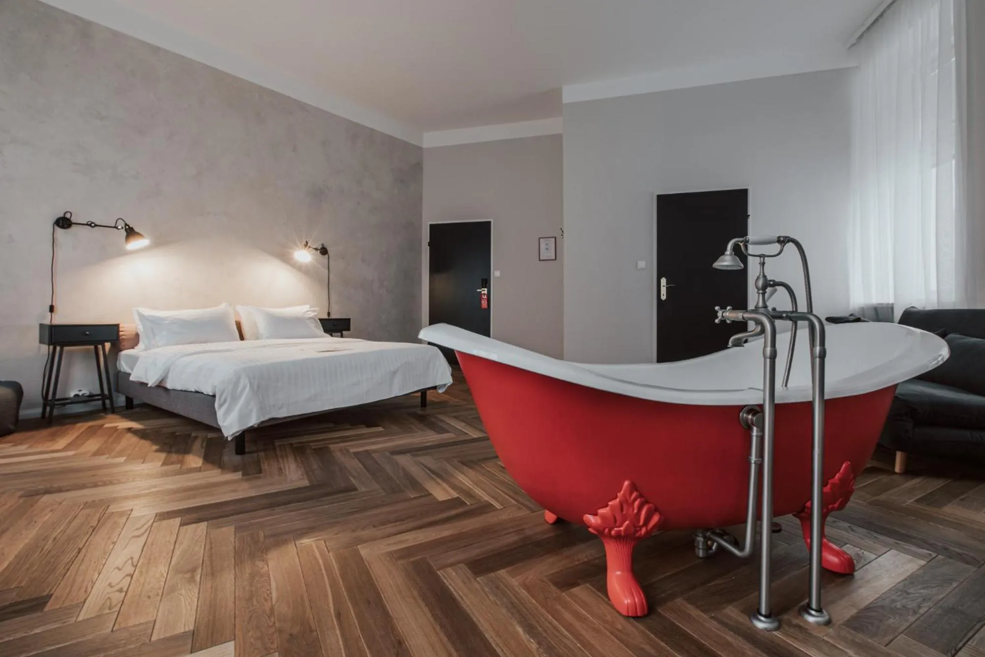 Bed in Hotel Babula am Augarten