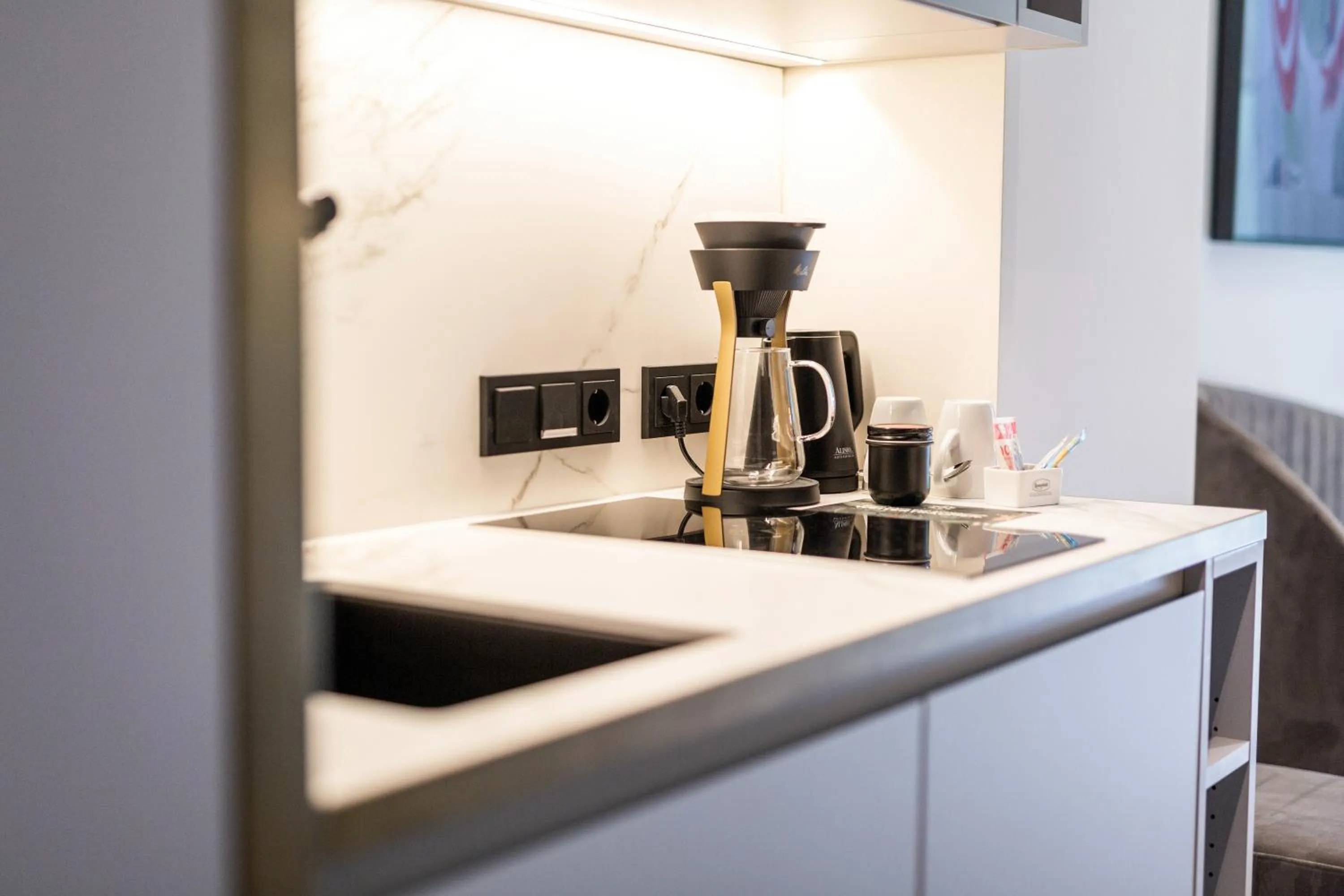 Kitchen or kitchenette in Goldstück - Adults Only