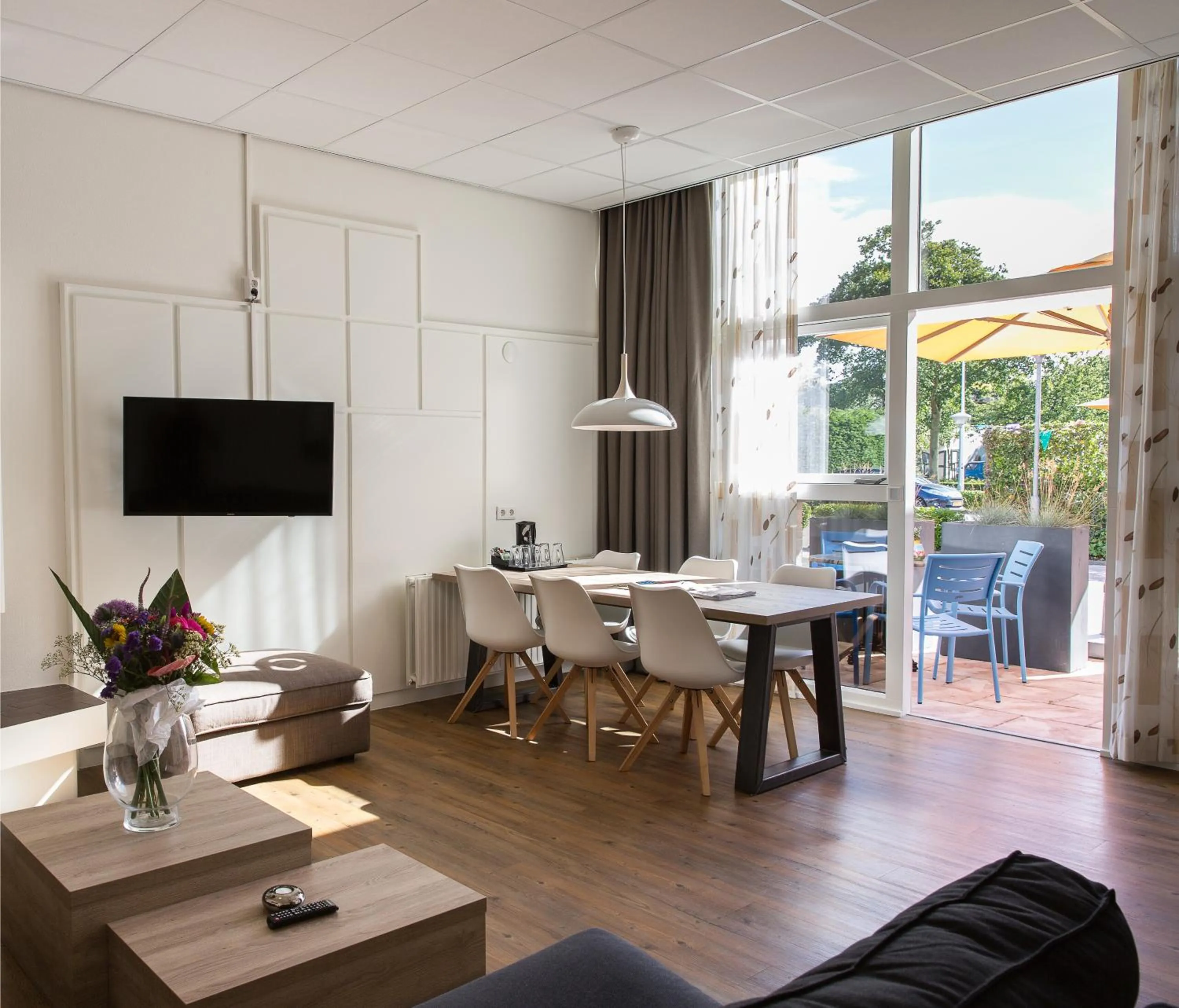 Living room in Strandhotel Bos en Duin