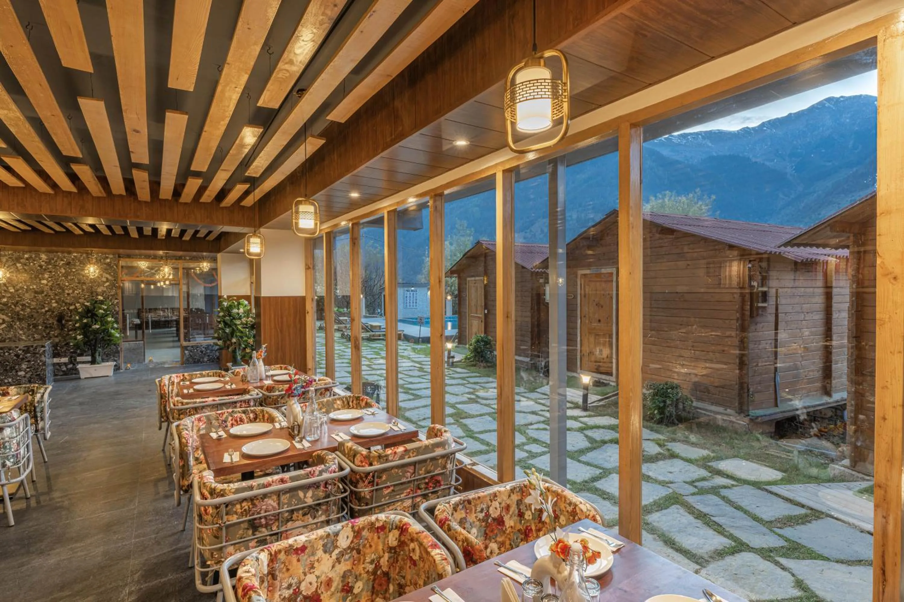 Patio in Echor Himalayan Heights Luxe Manali