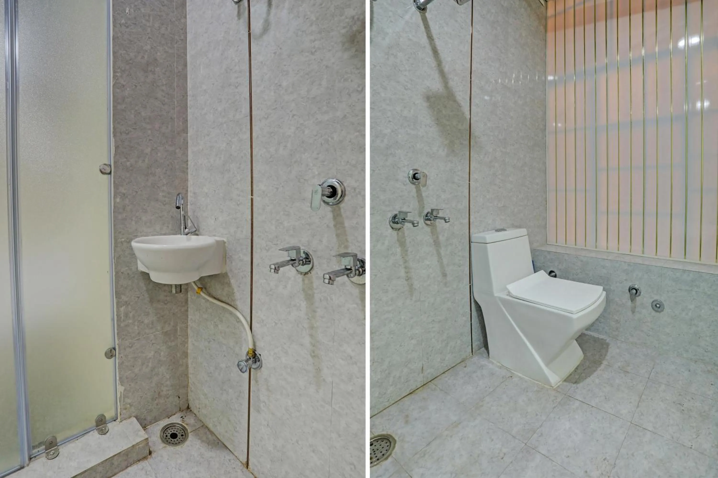 Bathroom in Hotel O Krishna Guest House & PG