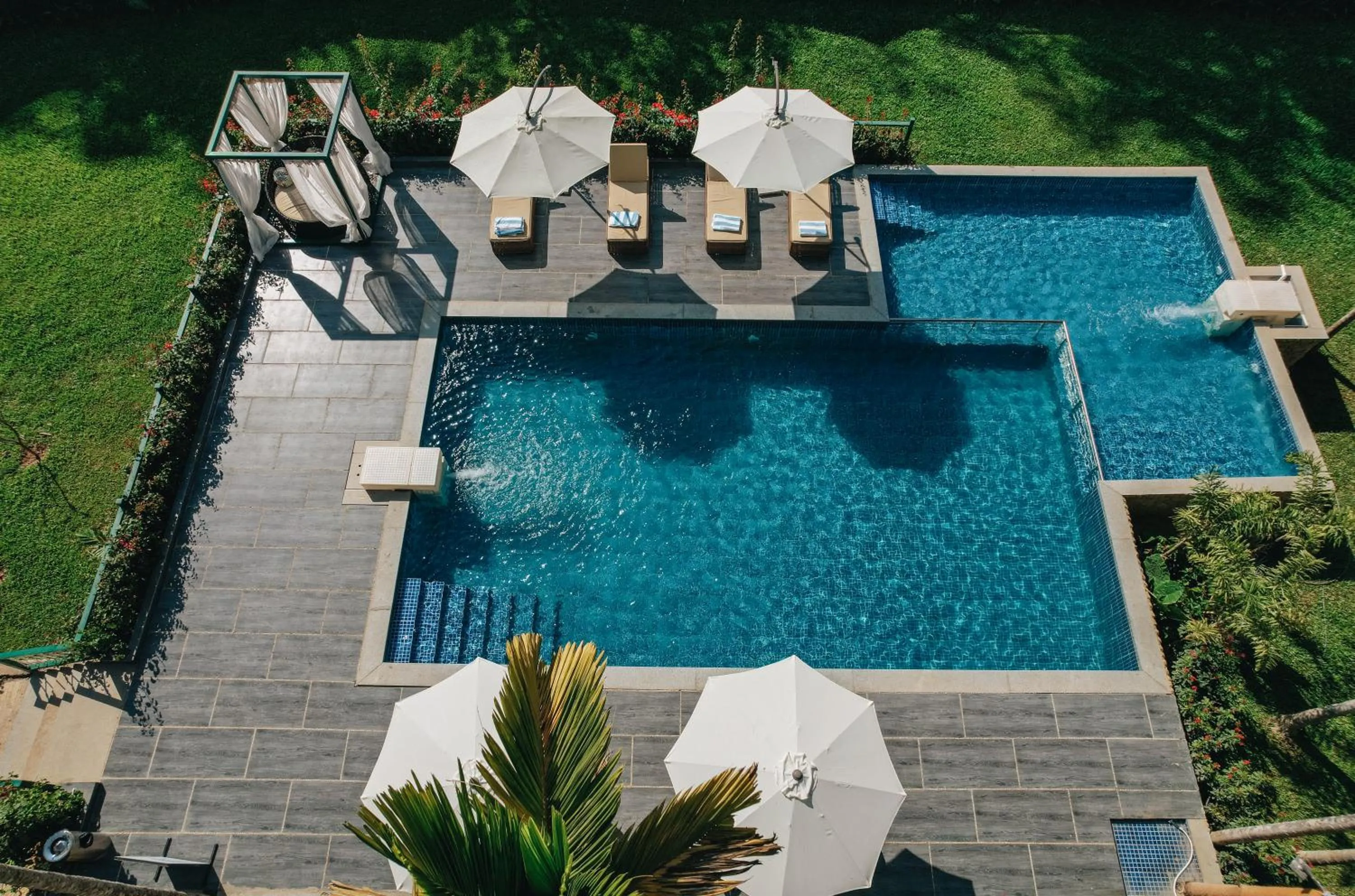 Pool view in Stone Wood Premier Dandeli