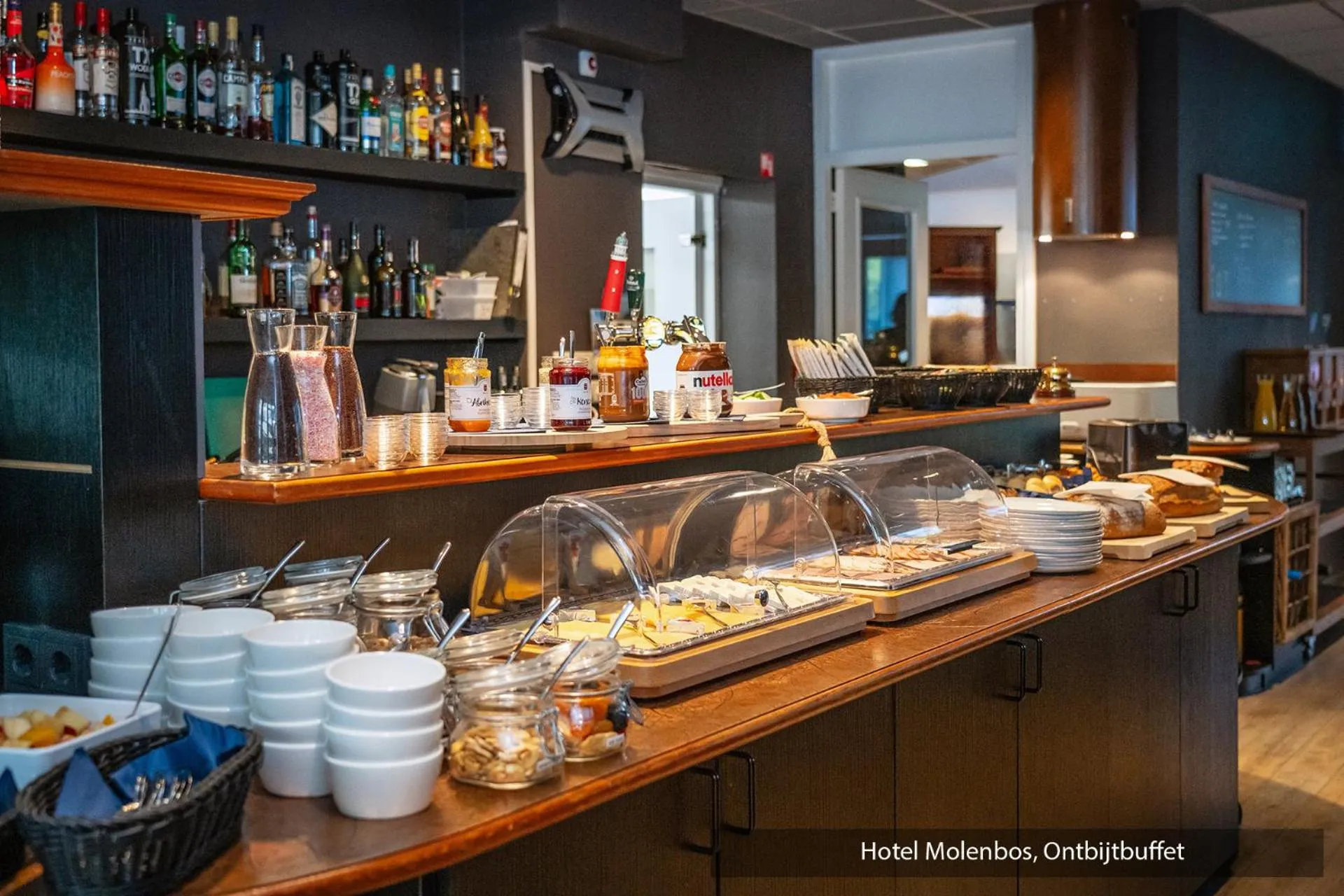 Buffet breakfast in Hotel Molenbos Texel