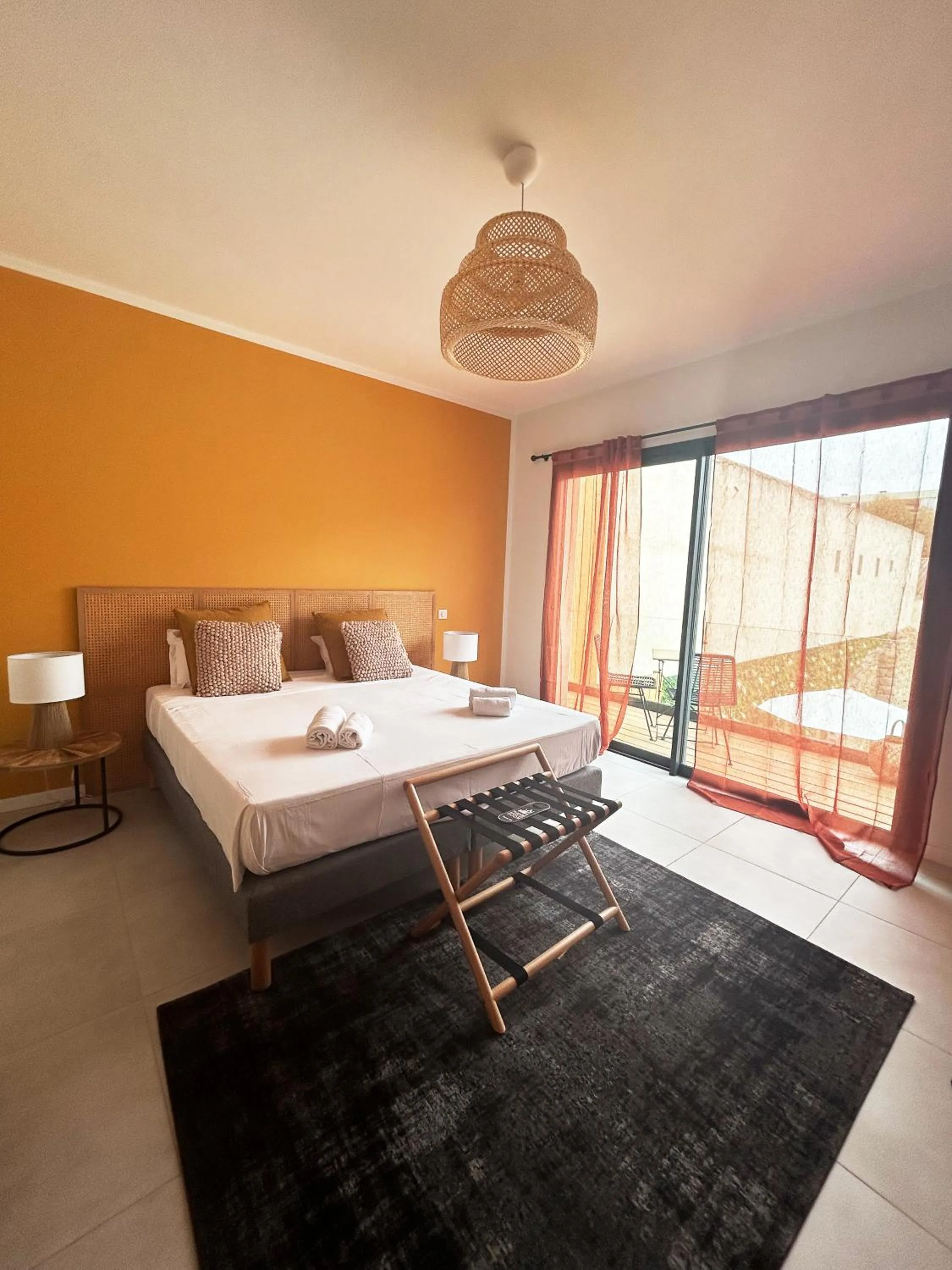 Bed in Hôtel A Stretta