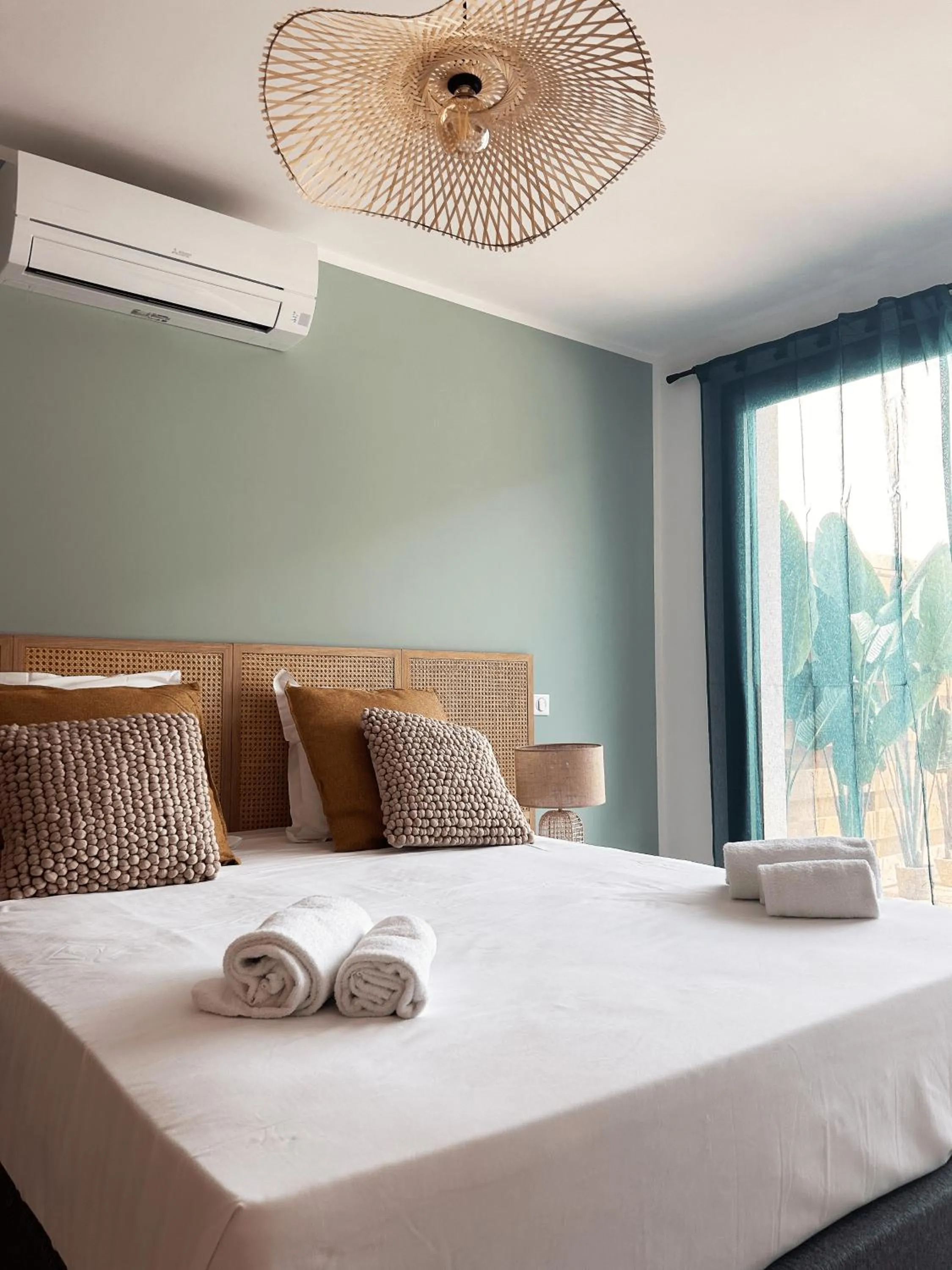 Bed in Hôtel A Stretta