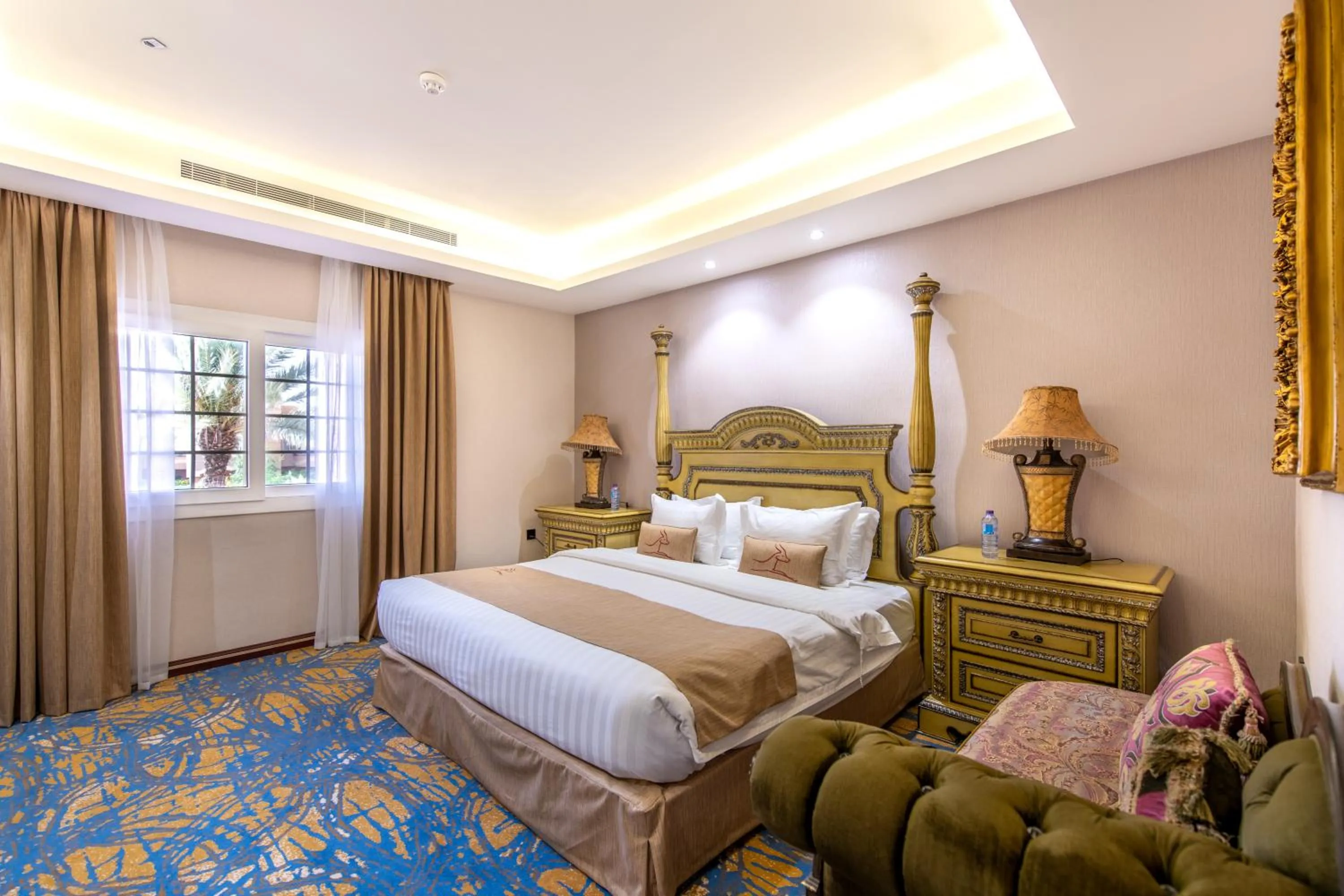 Bed in Meral Oasis Resort Taif