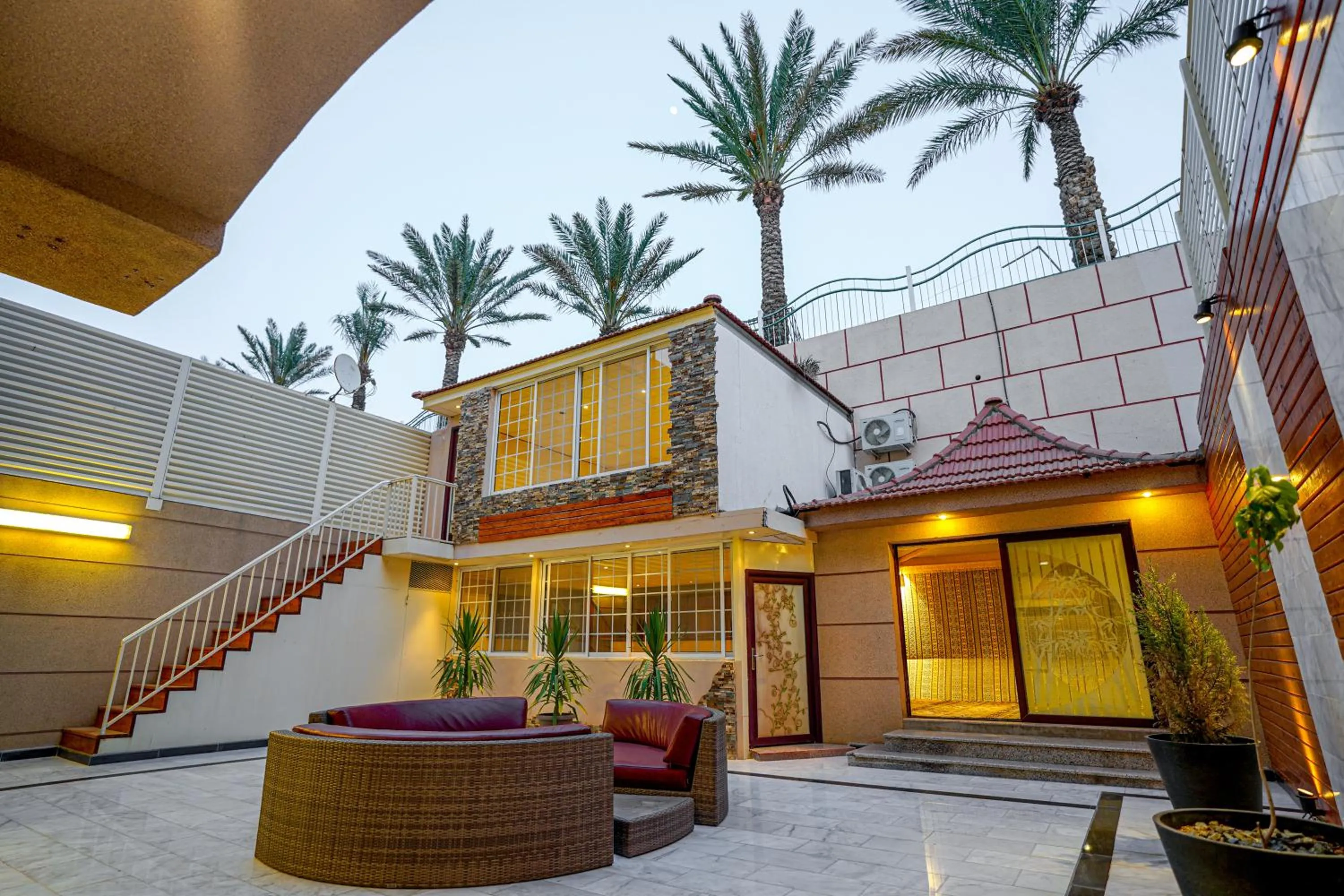 Patio in Meral Oasis Resort Taif