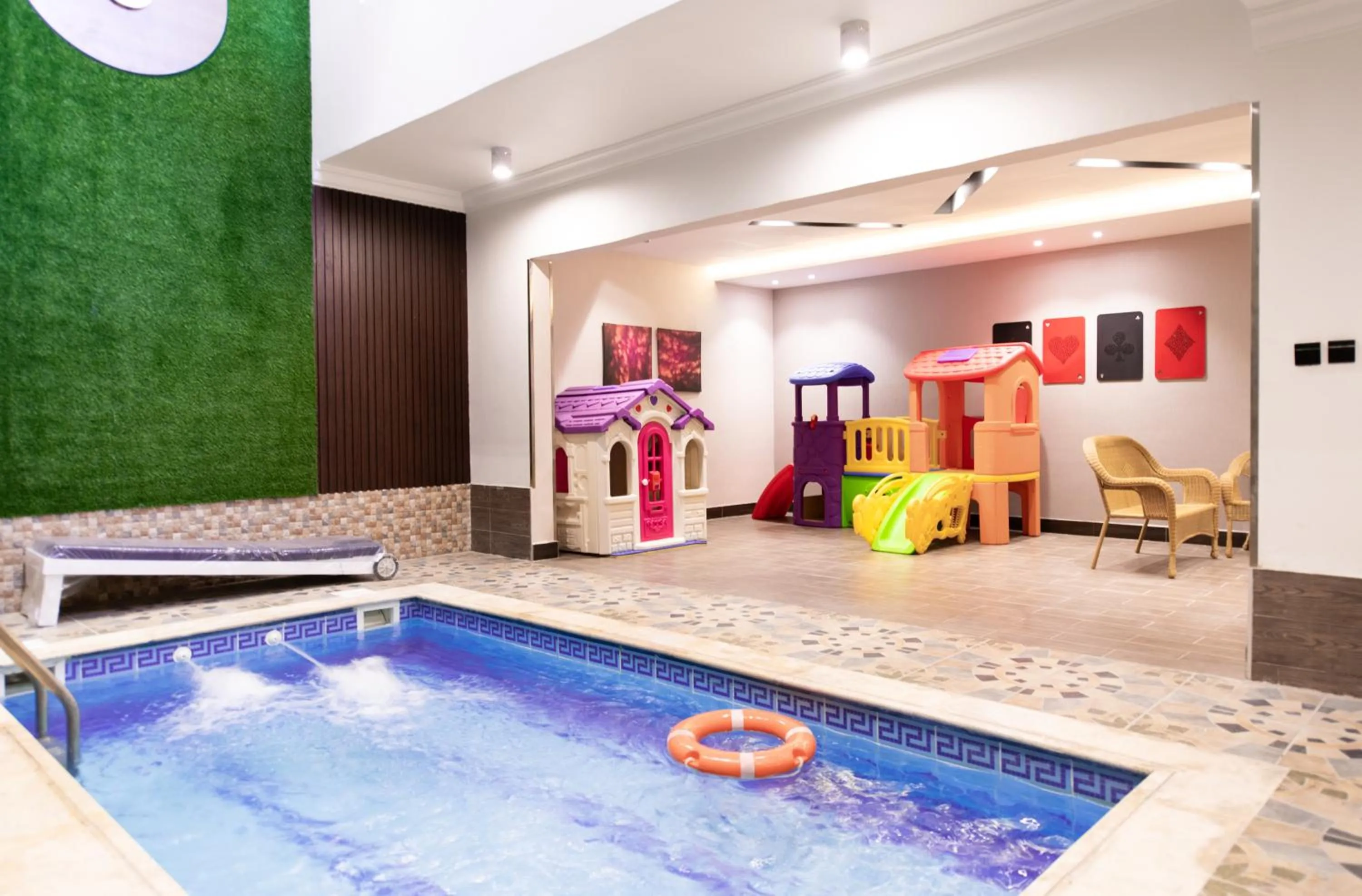 Pool view in Meral Oasis Resort Taif