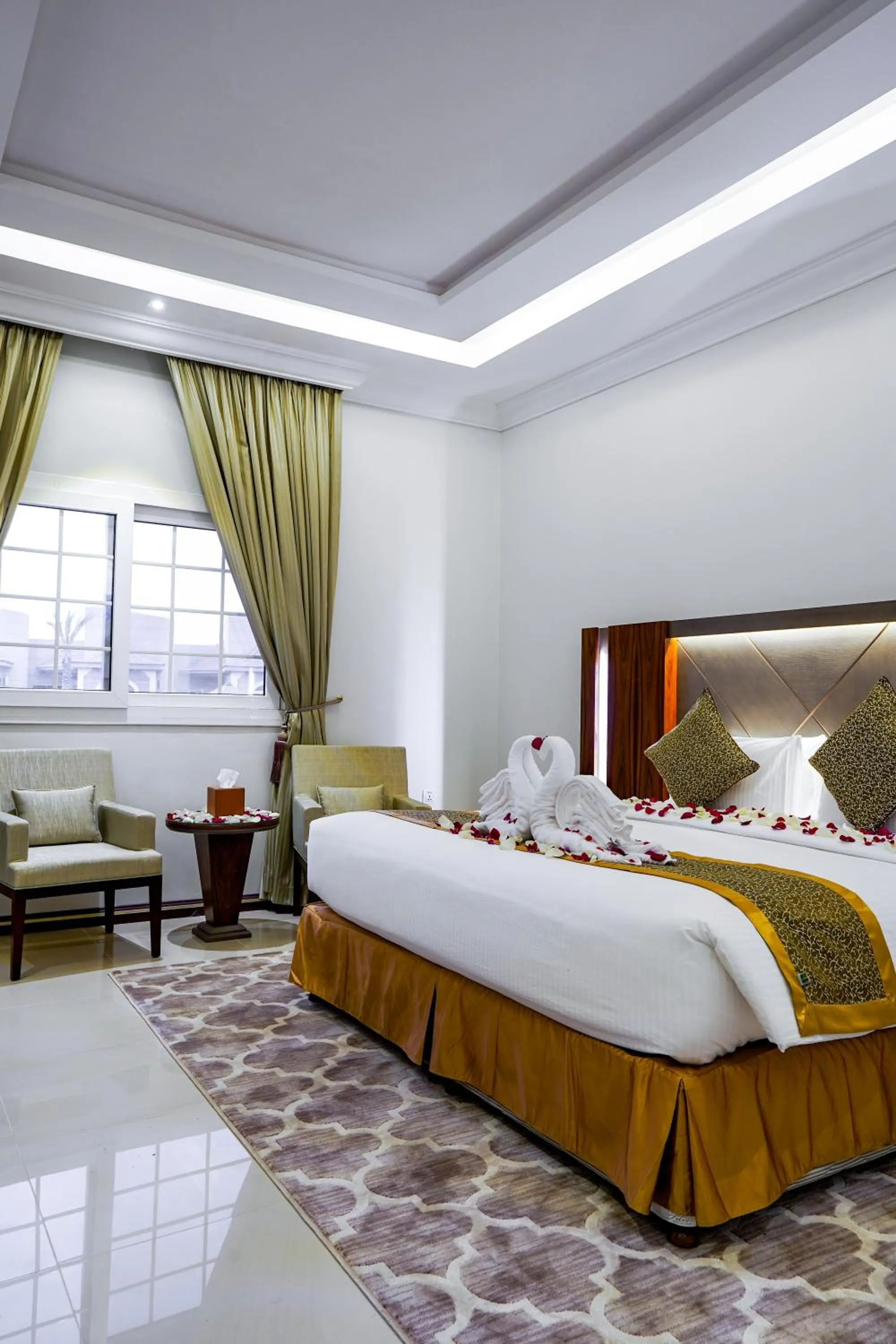 Bed in Meral Oasis Resort Taif