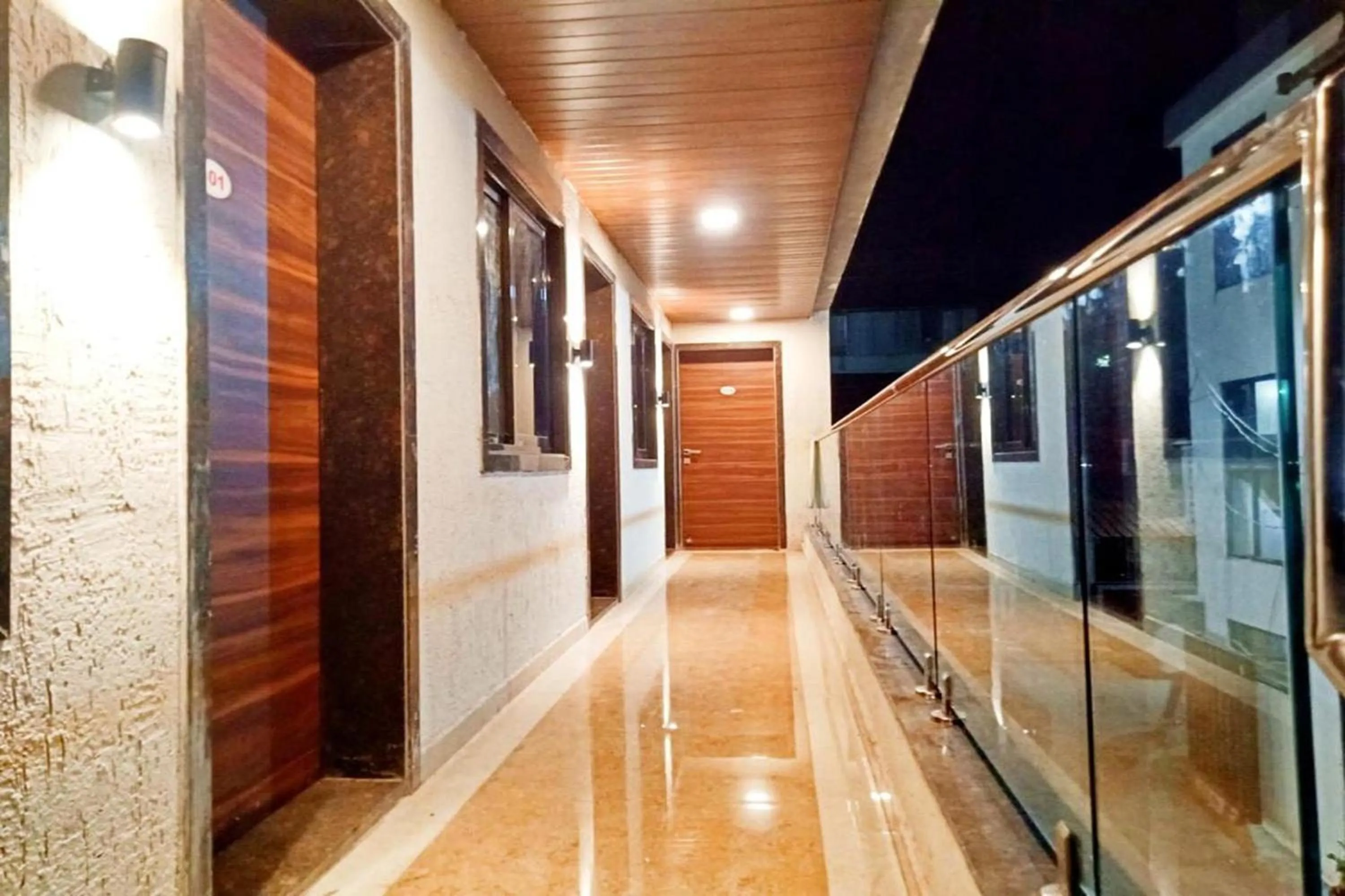 Decorative detail in Hotel Sai Executive Near Holy Cross Church Mahabaleshwar