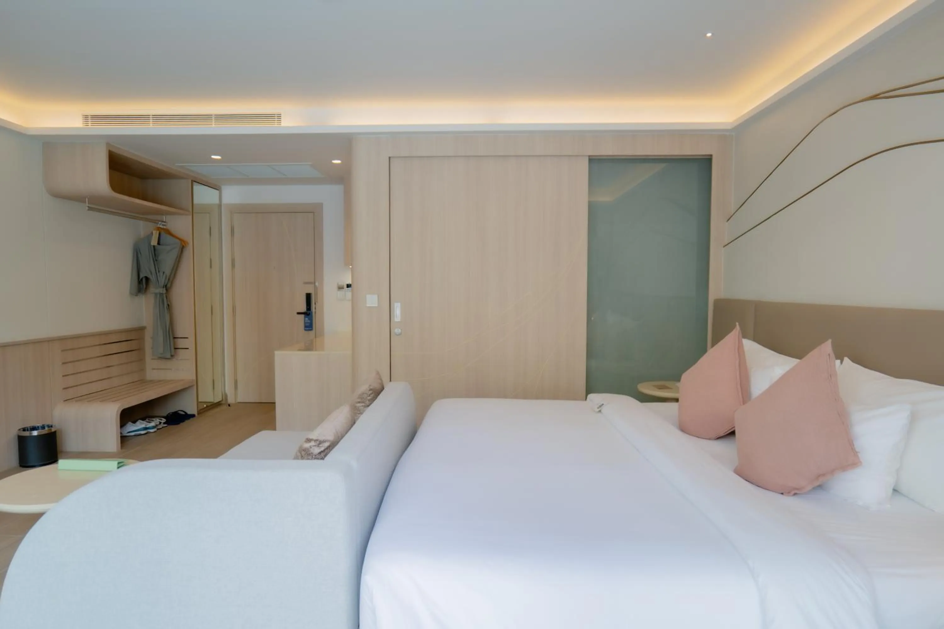Bed in Wyndham Garden Naithon Phuket