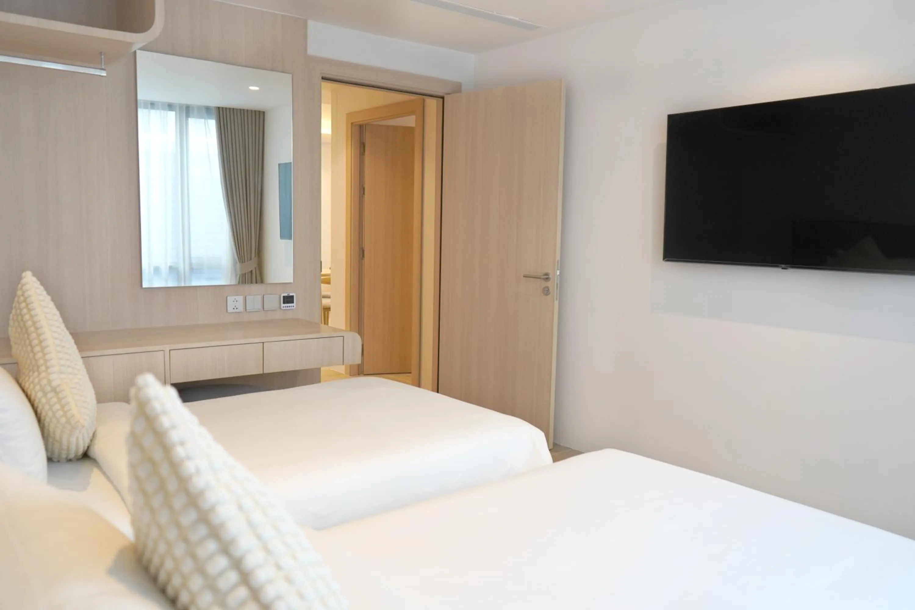 Bed in Wyndham Garden Naithon Phuket