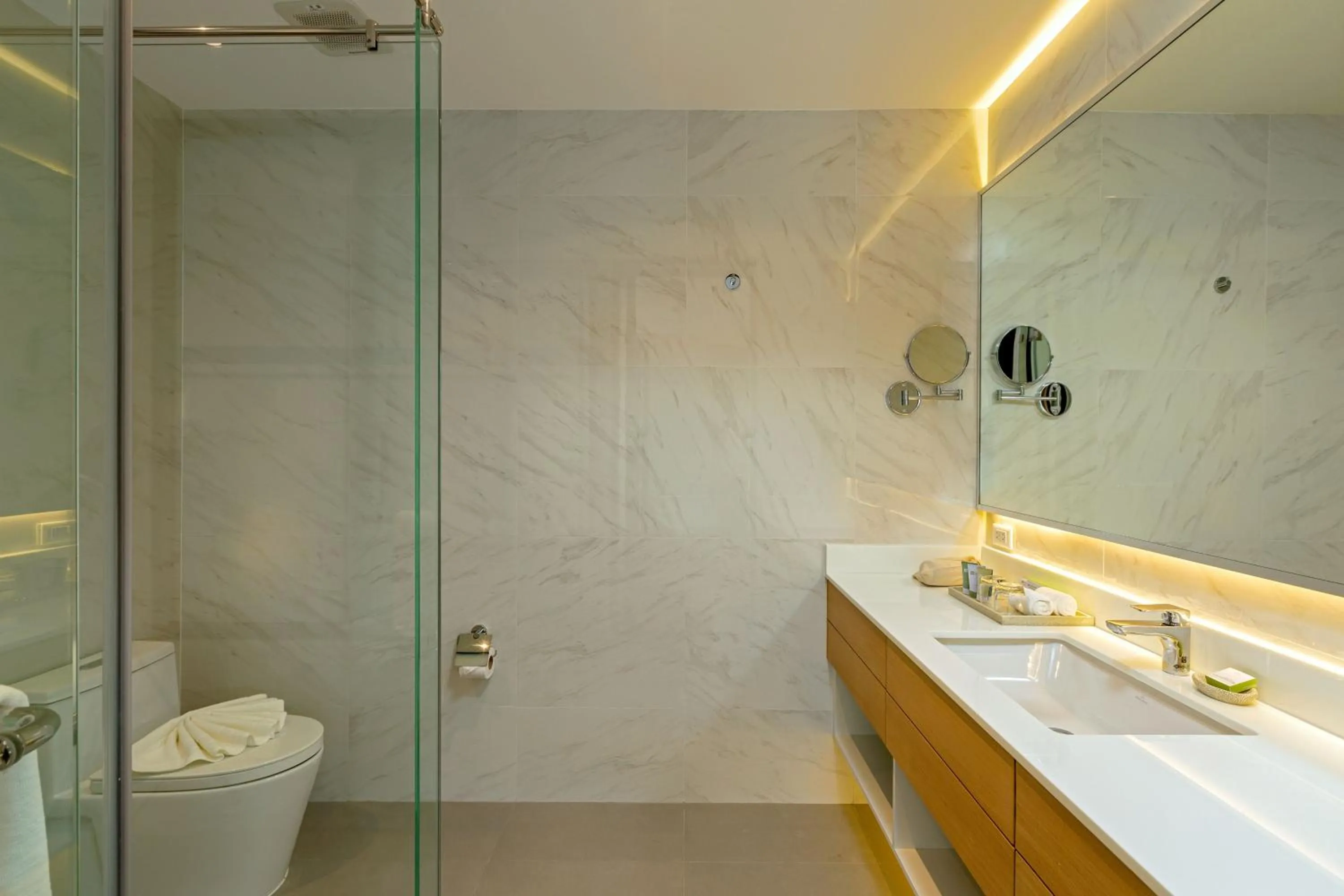 Bathroom in Wyndham Garden Naithon Phuket