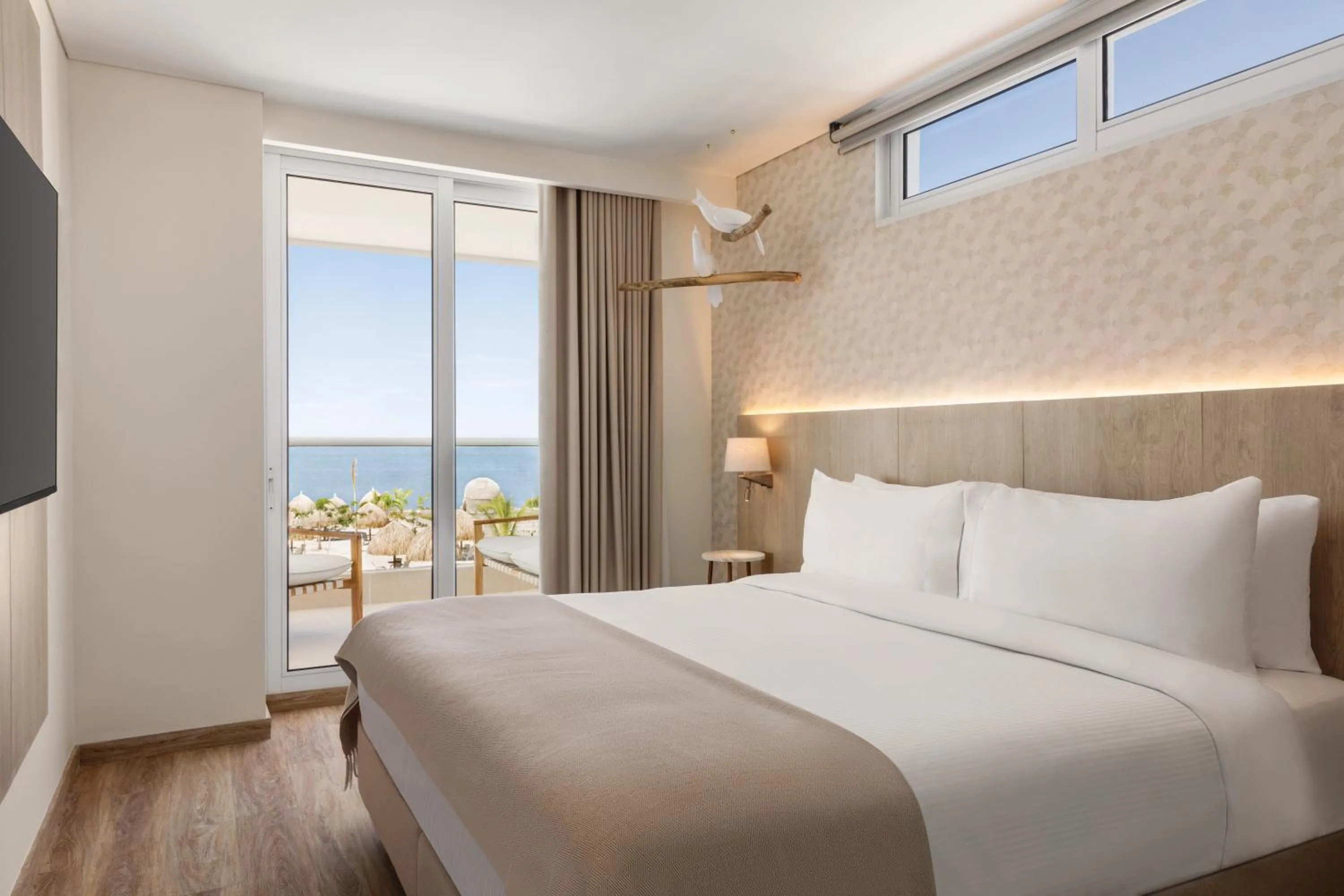 Bed in Wyndham Residences Santa Marta Aluna Beach Club