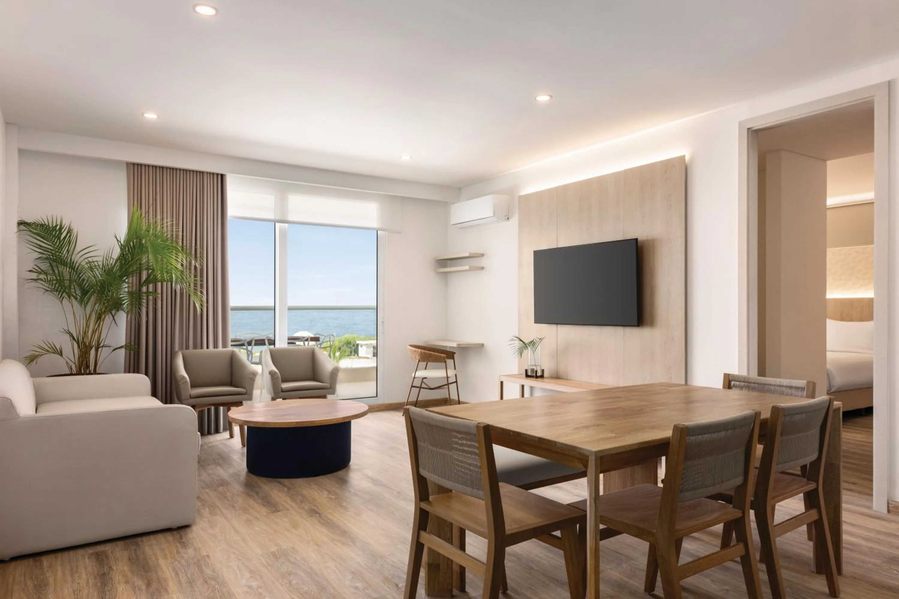 Living room in Wyndham Residences Santa Marta Aluna Beach Club