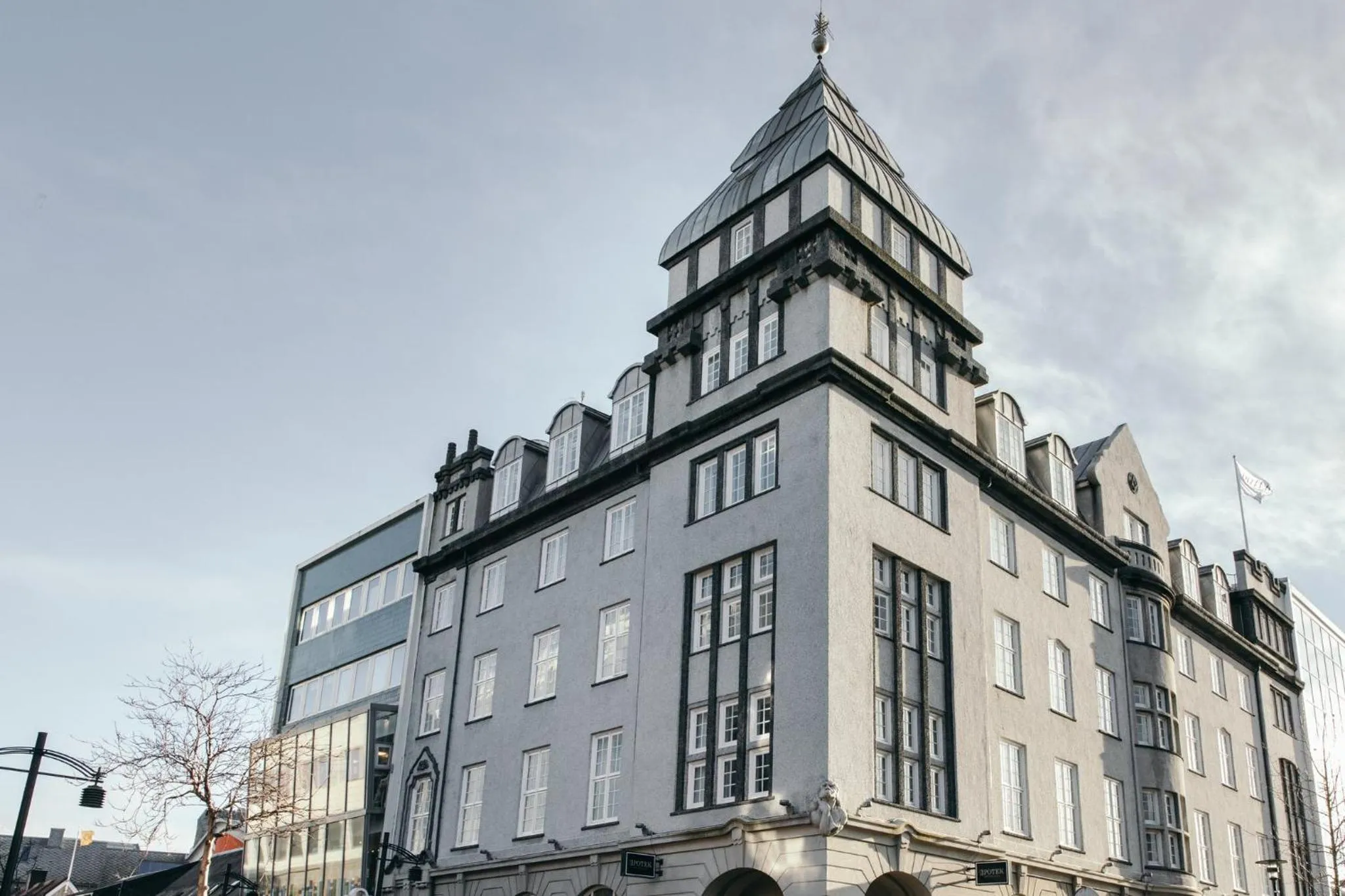 Property building in Apótek Hotel Reykjavík by Keahotels