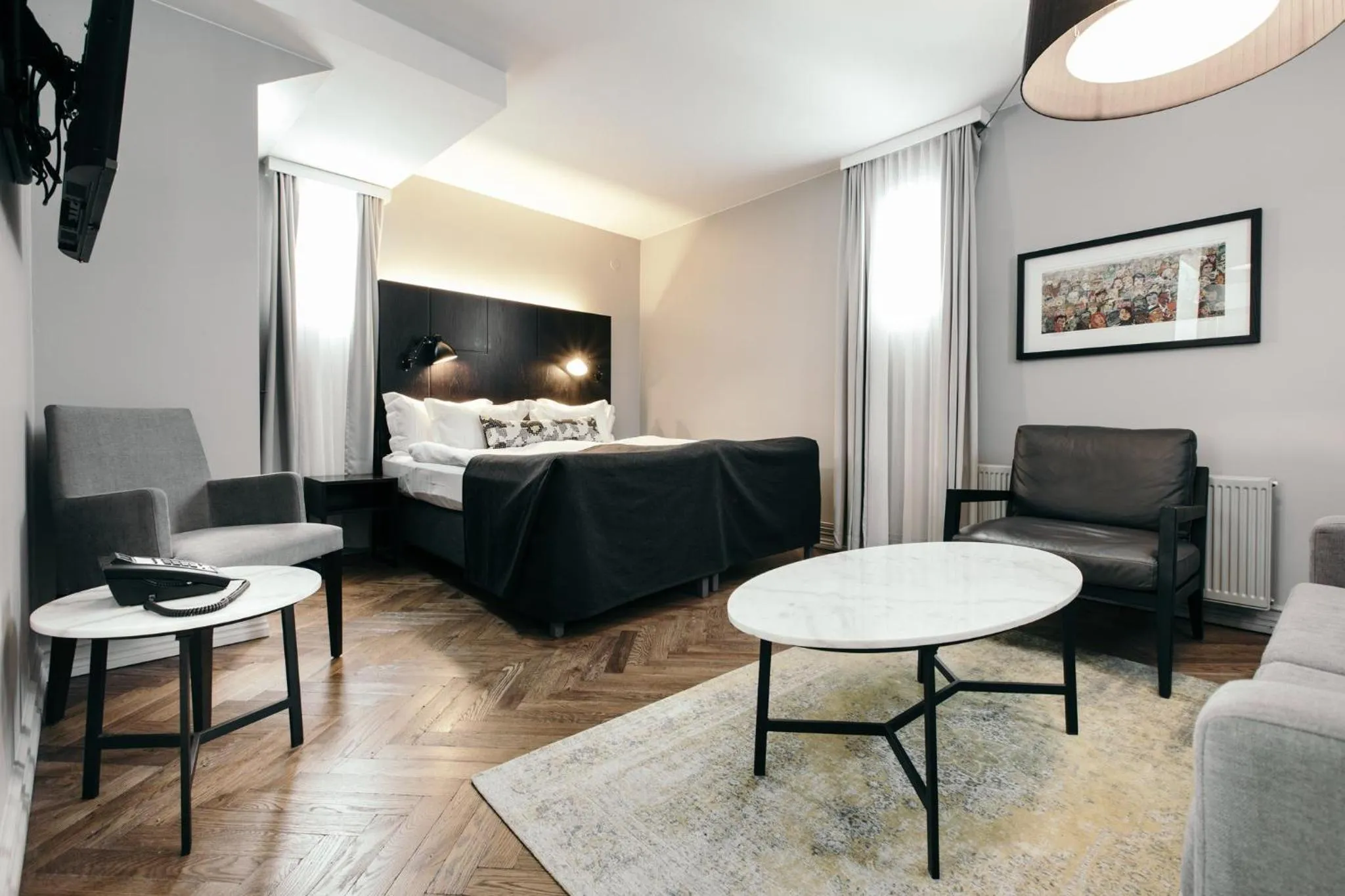 Bedroom, Bed in Apótek Hotel Reykjavík by Keahotels