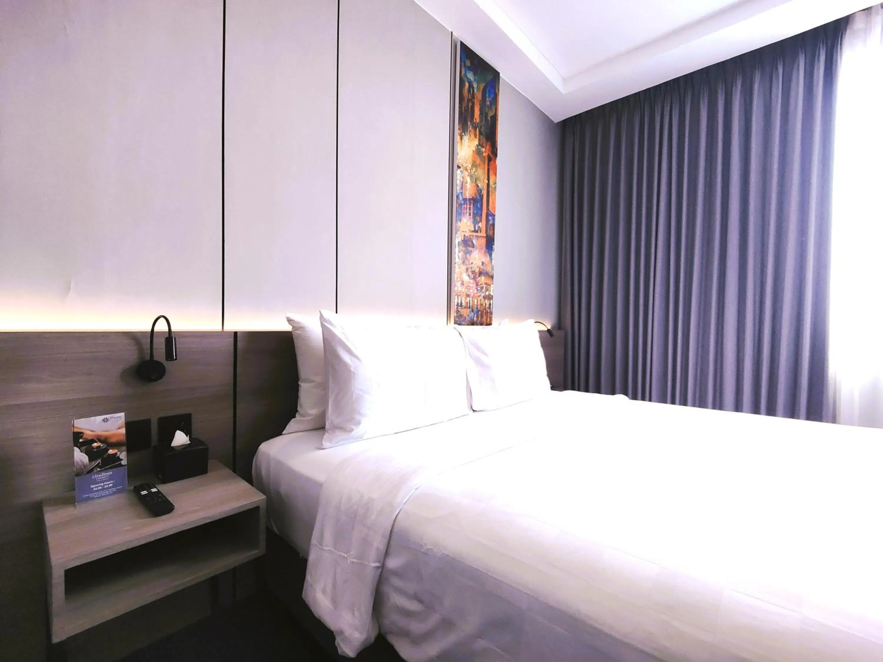 Bed in Citadines Connect Airport Jakarta Hotel