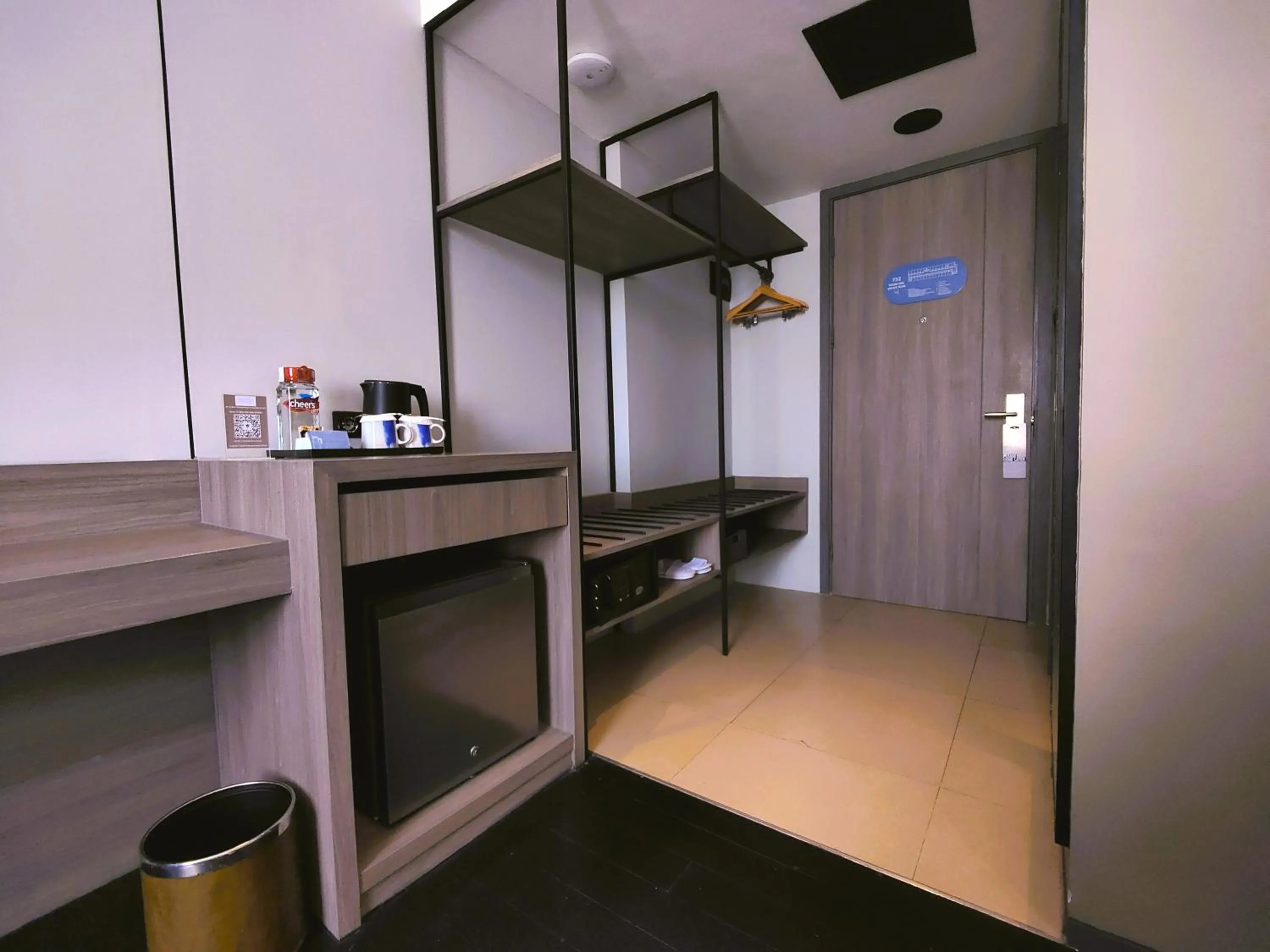 wardrobe in Citadines Connect Airport Jakarta Hotel