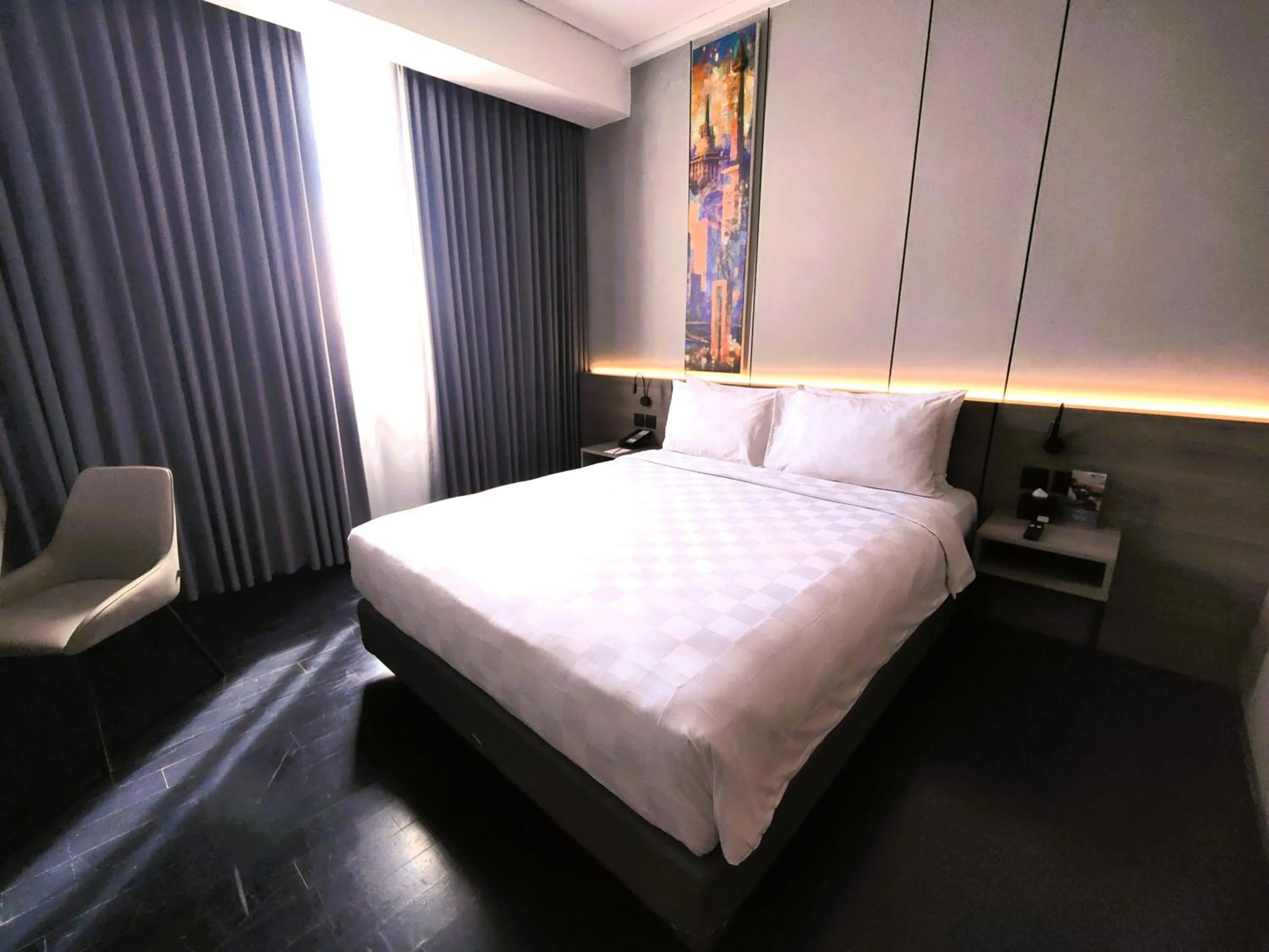 Bedroom, Bed in Citadines Connect Airport Jakarta Hotel