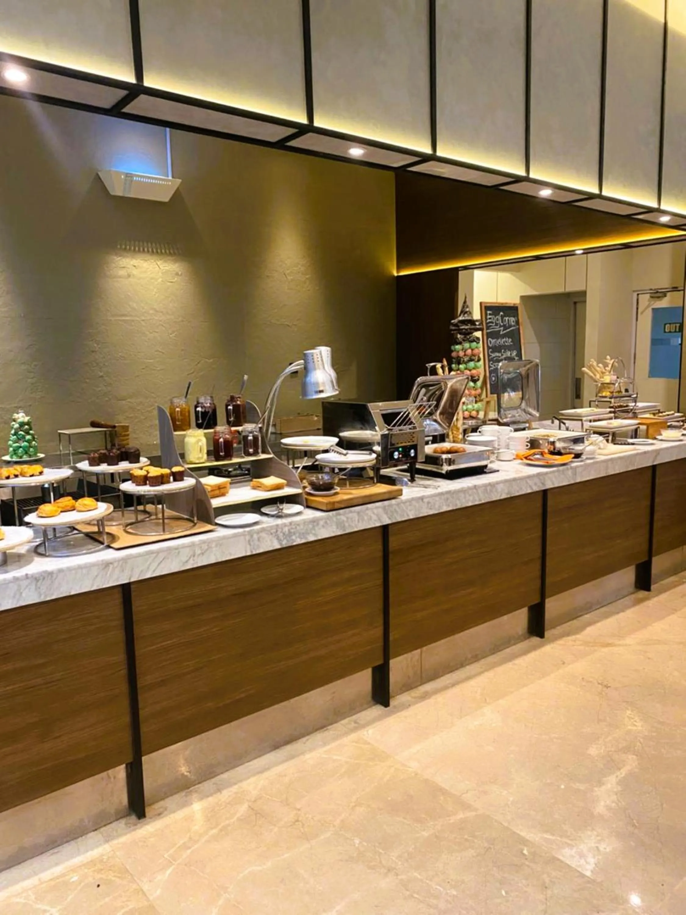 Breakfast in Citadines Connect Airport Jakarta Hotel
