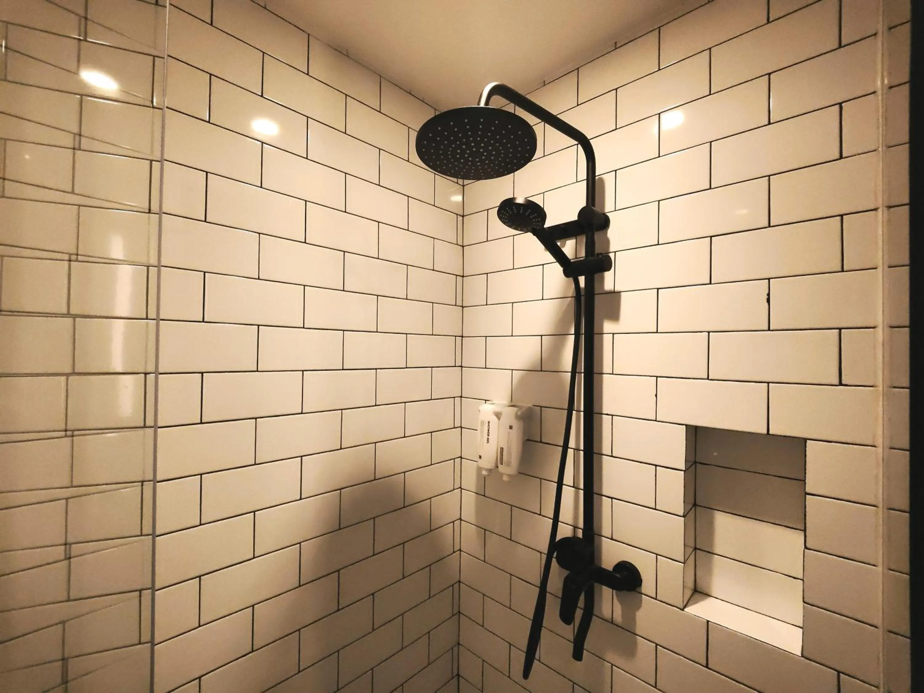 Shower in Citadines Connect Airport Jakarta Hotel