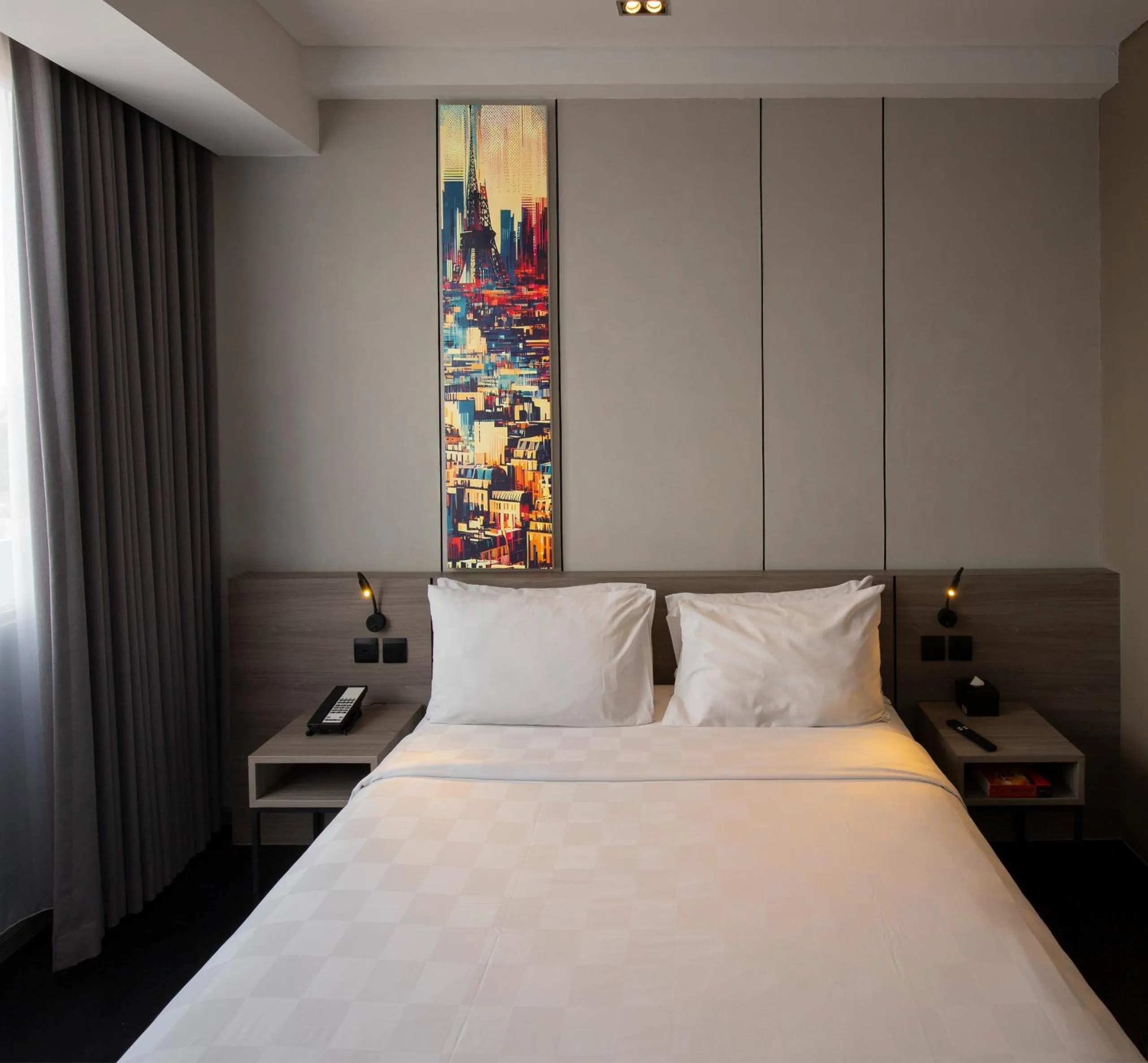 Bedroom, Bed in Citadines Connect Airport Jakarta Hotel