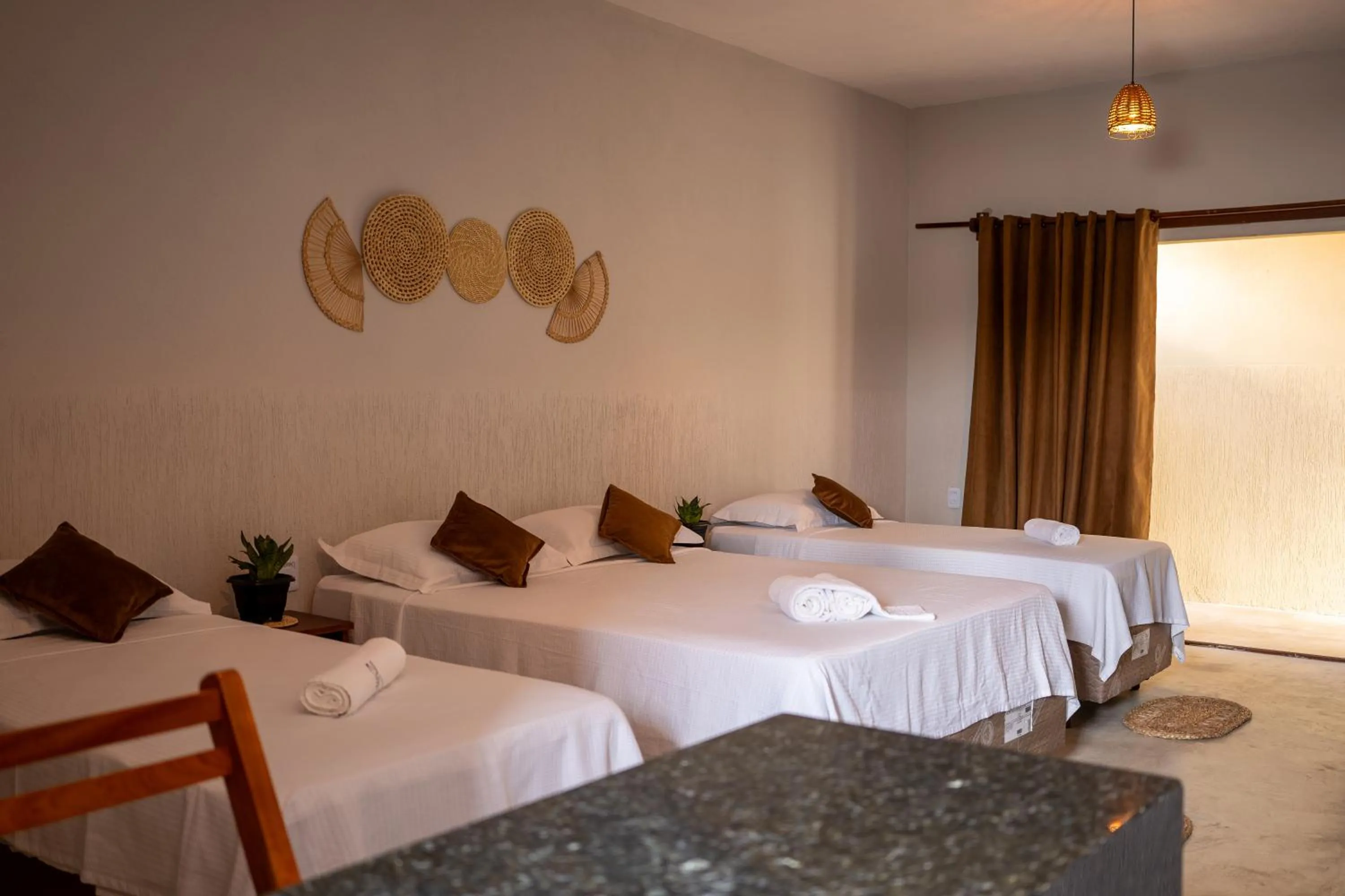 Bed in Pousada Rota do Kite Preá